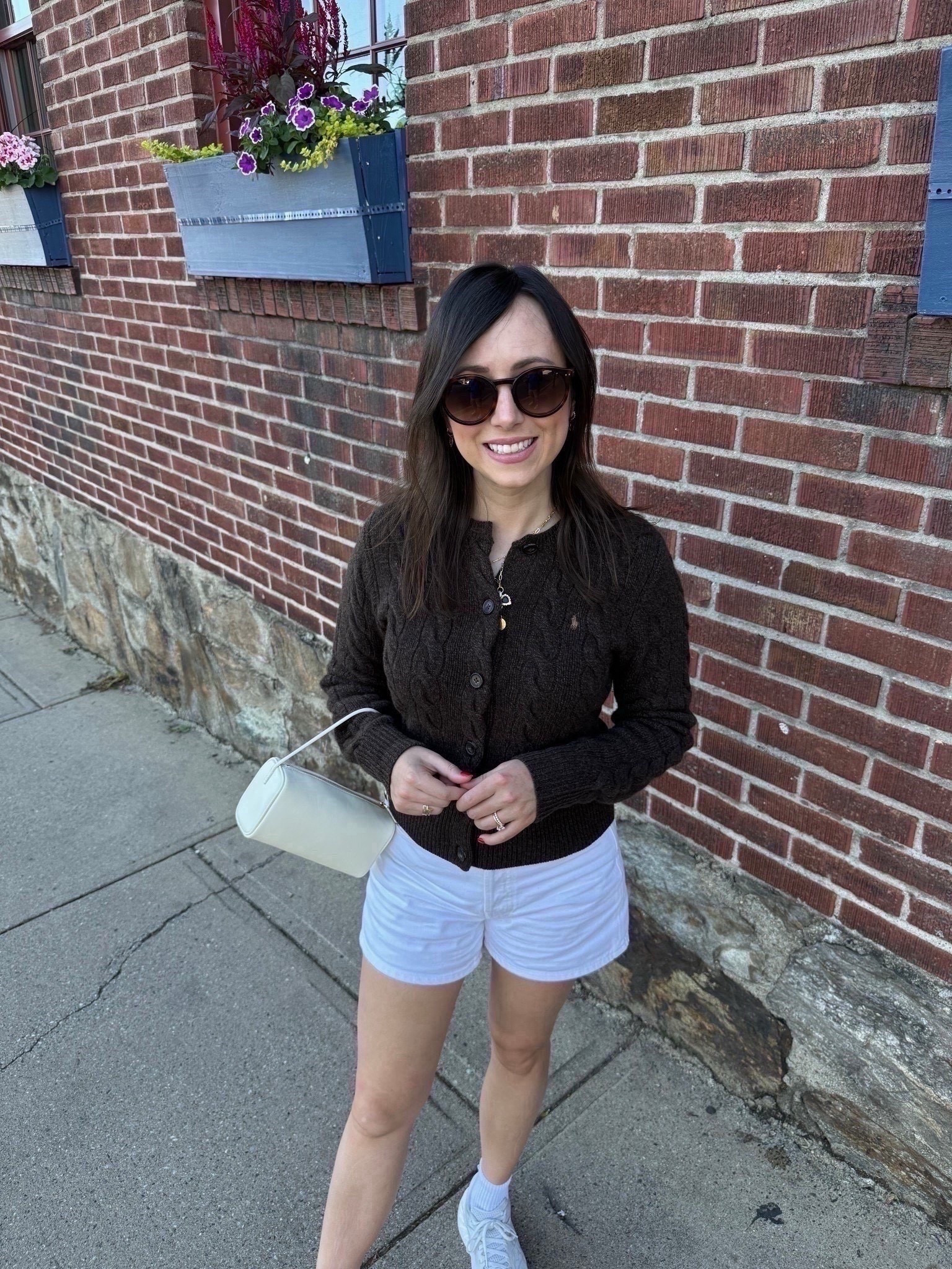 Ralph Lauren cardigan (small), agolde white denim shorts (25)
 




#LTKootd #LTKSeasonal #LTKFindsUnder100