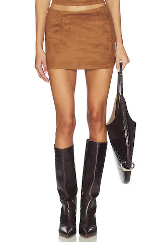 Aiya Faux Suede Skirt
                    
                    ALL THE WAYS | Revolve Clothing (Global)