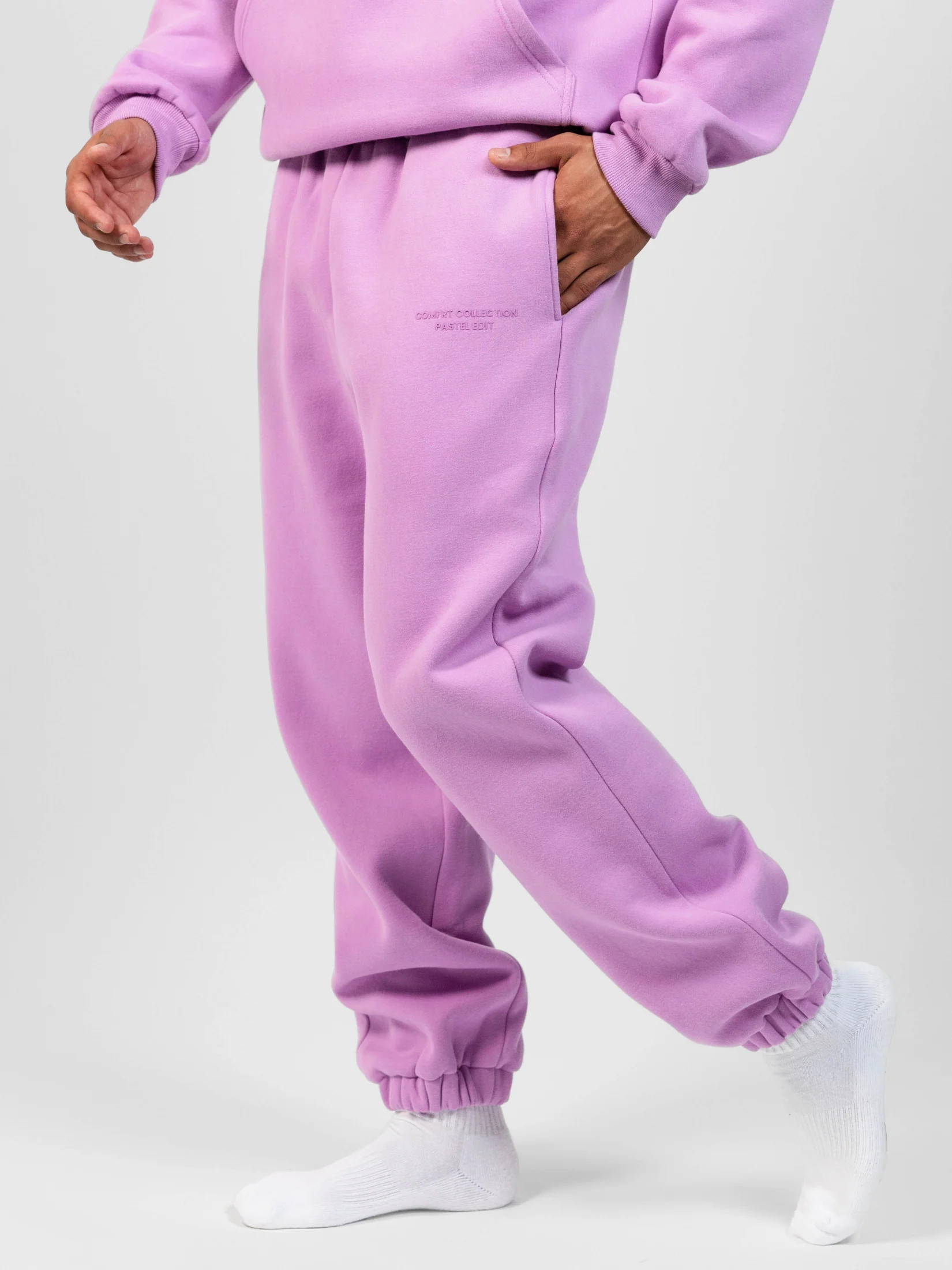 Comfrt Pastel Sweatpants | Lilac | Purple | Oversized | L | Large | Comfrt