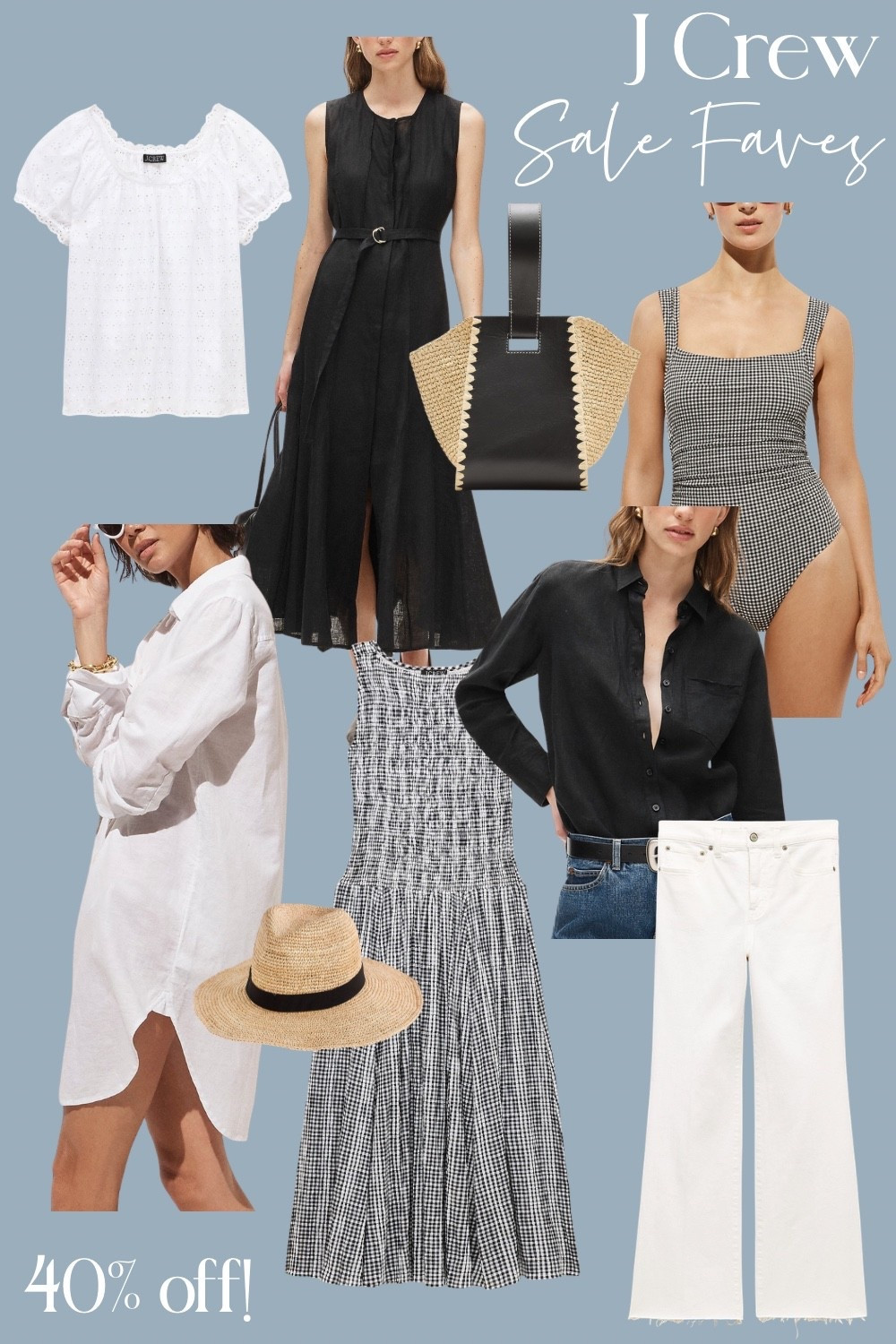 Last day for 40% off almost everything at JCrew!! Showing some of my recent purchases and favorites 

Spring fashion, spring outfit, vacation outfit, spring dress, vacation dress, swimsuit, sunhat, linen blouse 

#LTKOver40 #LTKSaleAlert
