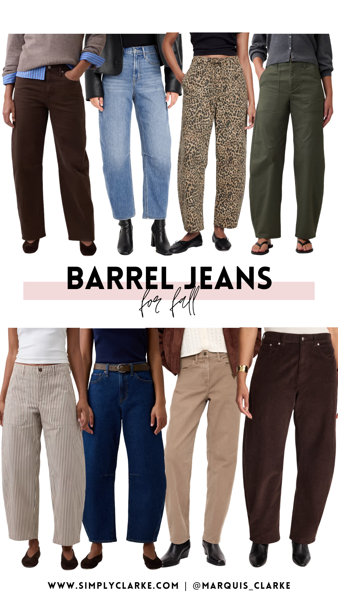 The barrel jean trend is taking over fall! From classic denim to leopard print, corduroy and utility styles, these are the pairs worth adding to your rotation!

barrel jeans - fall fashion - women’s denim - trending jeans - casual fall outfits - outfit ideas

 

 #LTKootd #LTKmomlife #LTKSeasonal