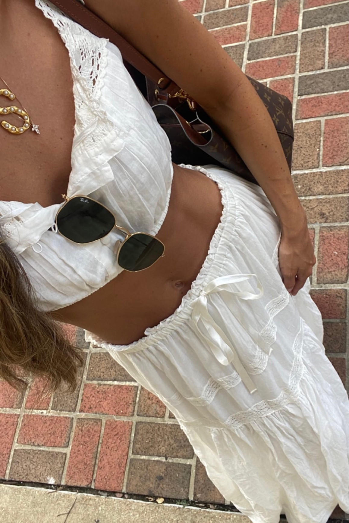 The most stunning white maxi skirt set from Free people

Boho outfit 
Summer outfit
European summer style 


#LTKstyletip #LTKSeasonal #LTKunder100