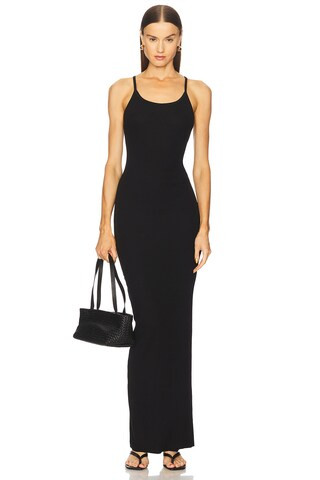 Eterne Tank Maxi Dress in Black from Revolve.com | Revolve Clothing (Global)
