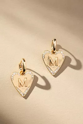 Heart Huggie Hoop Earrings | Anthropologie (US)
