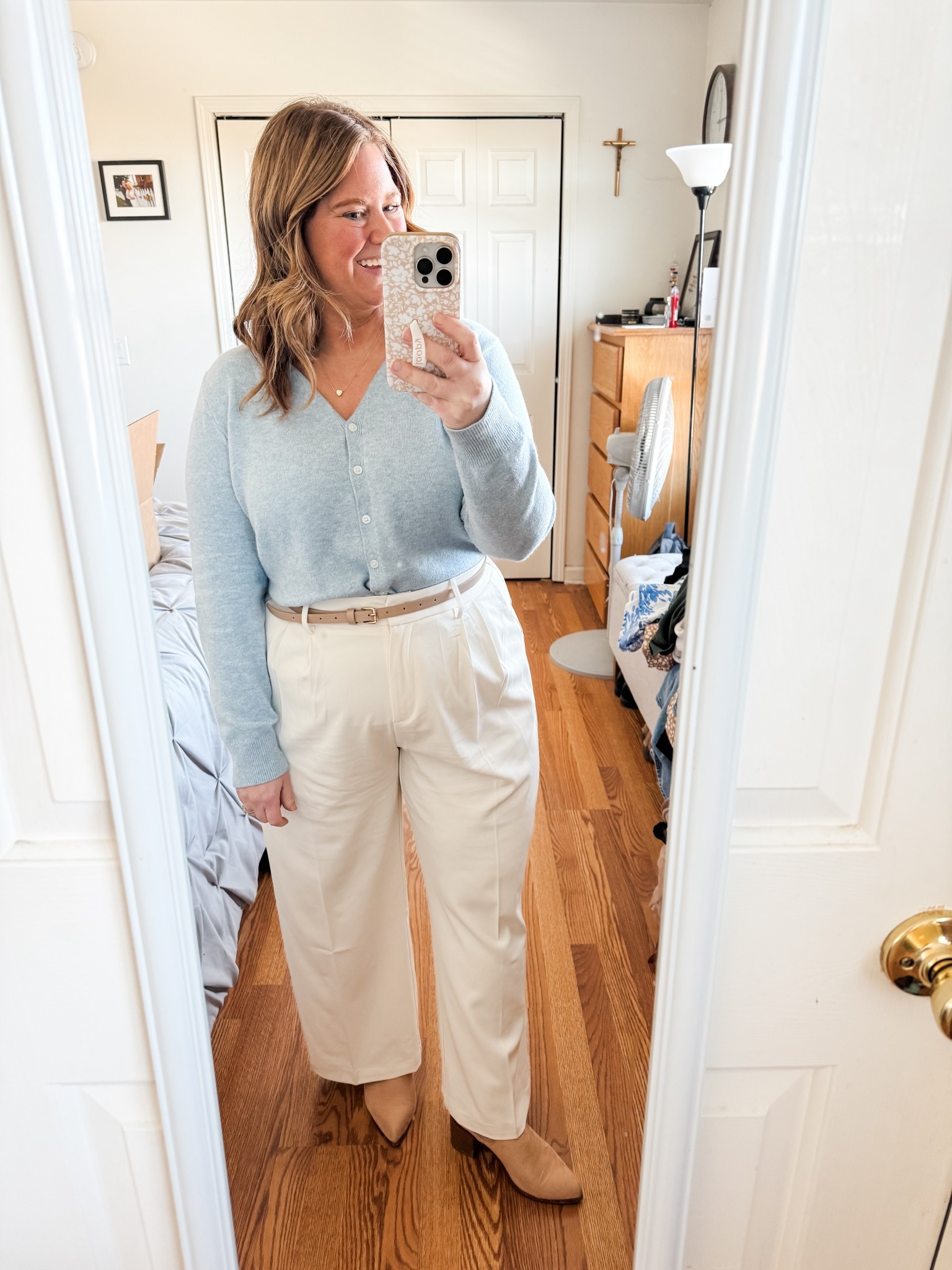 Teacher outfit!

My cardigan is older so I’m linking similar.  My pants are an XL short  

#LTKPetite #LTKWorkwear #LTKMidsize