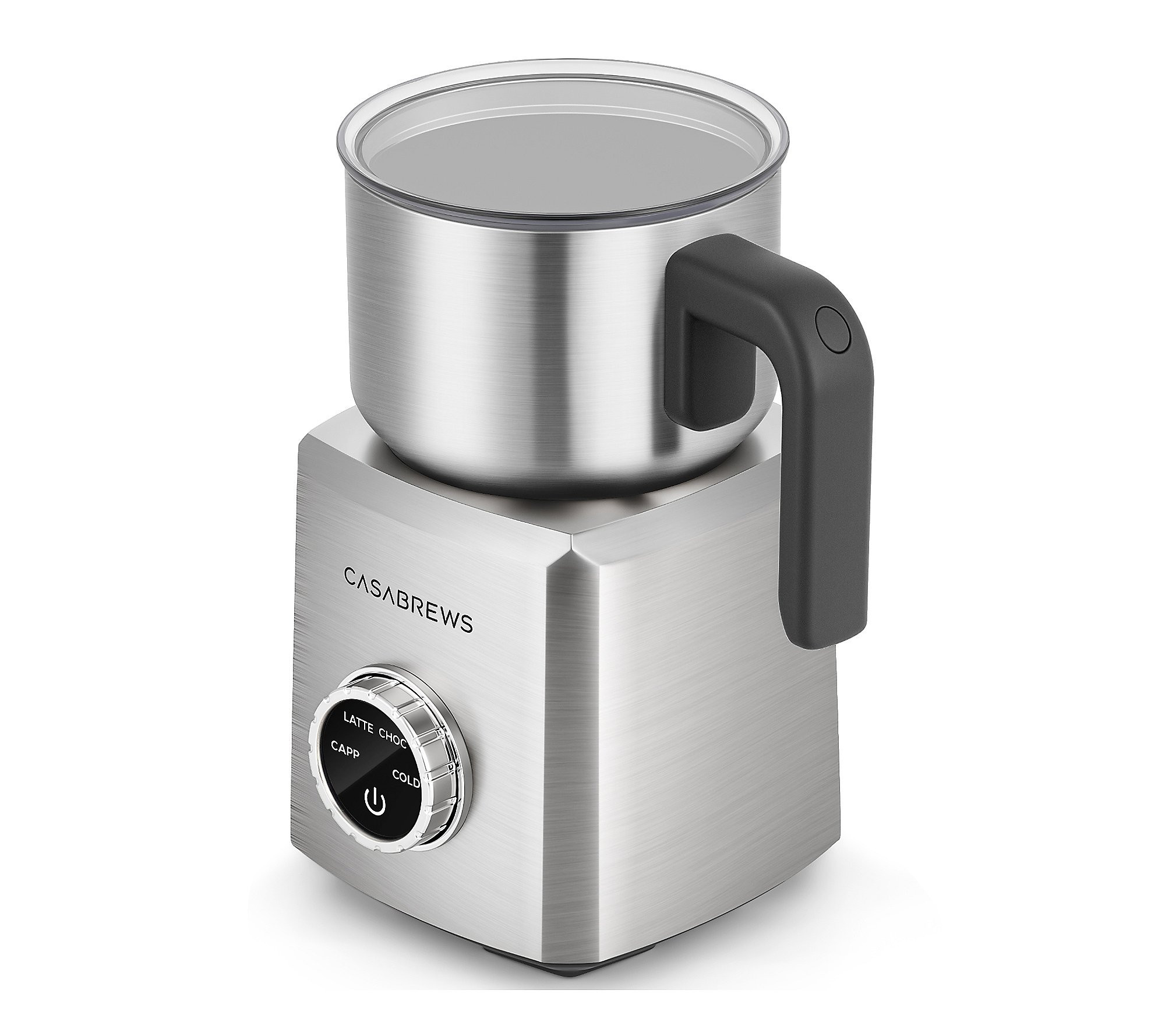 CASABREWS 4-Presets One-Touch One-Knob Heated M ilk Frother | QVC