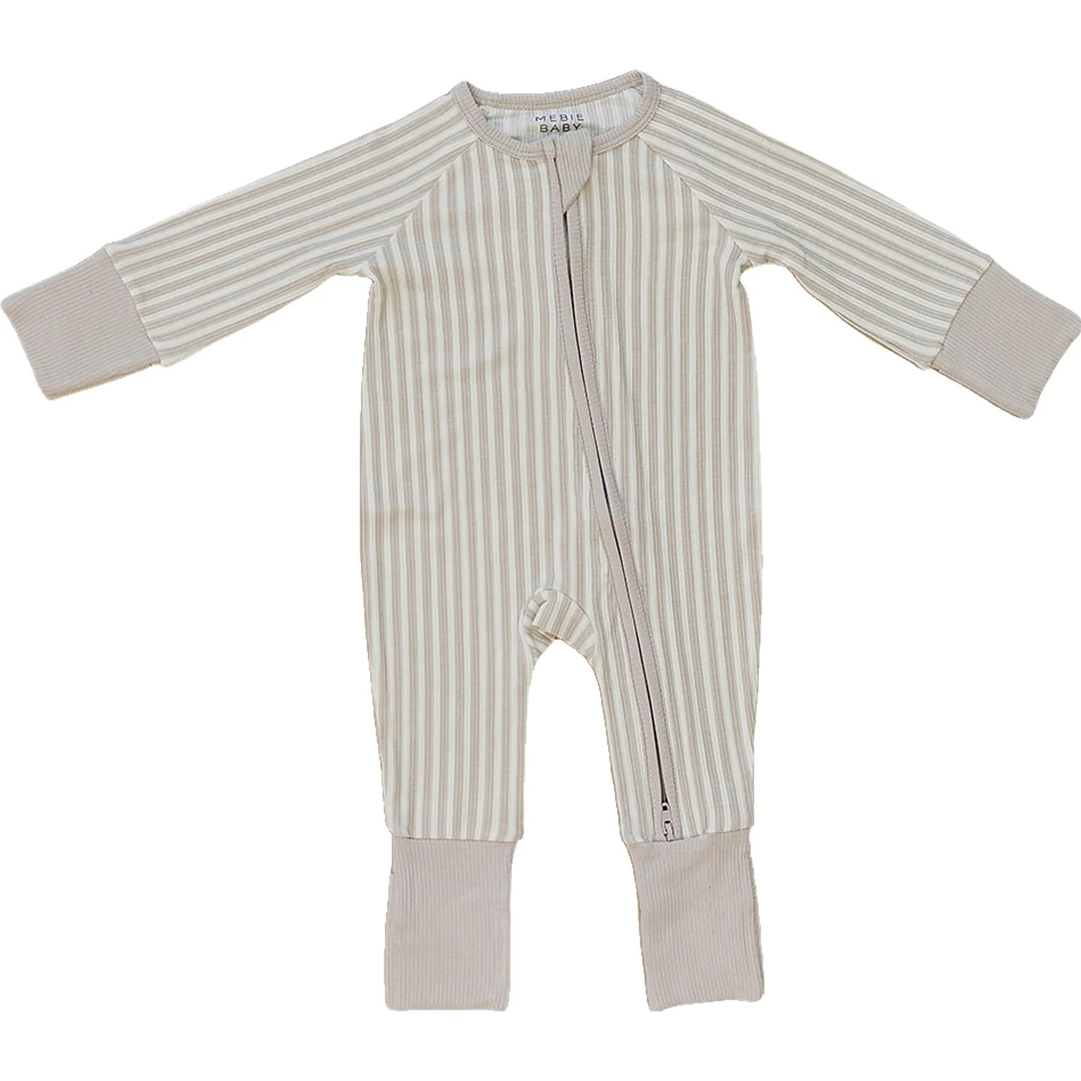 Mebie Baby Dark Green Daisy Bamboo Zipper | Mebie Baby