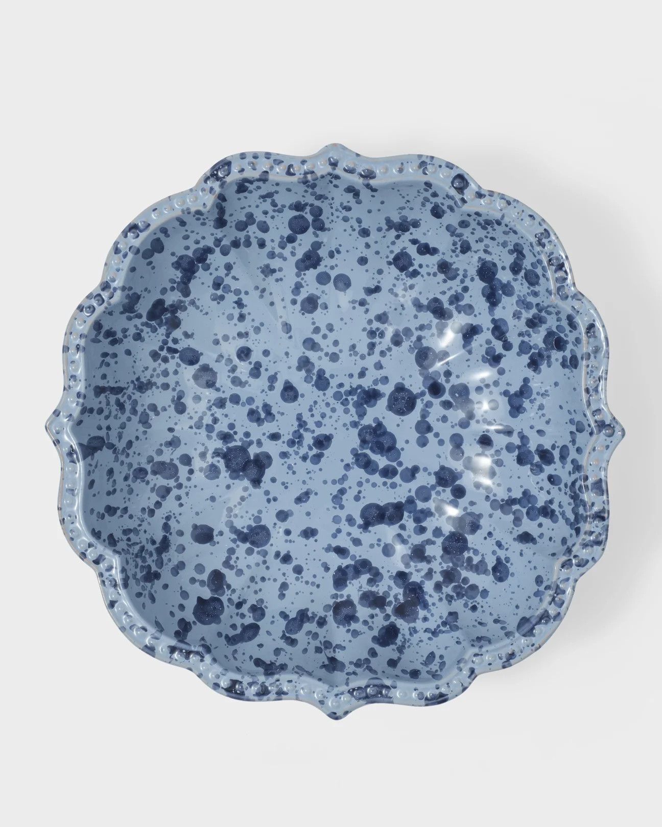 Speckled Serving Bowl, Blue | Cabana Magazine