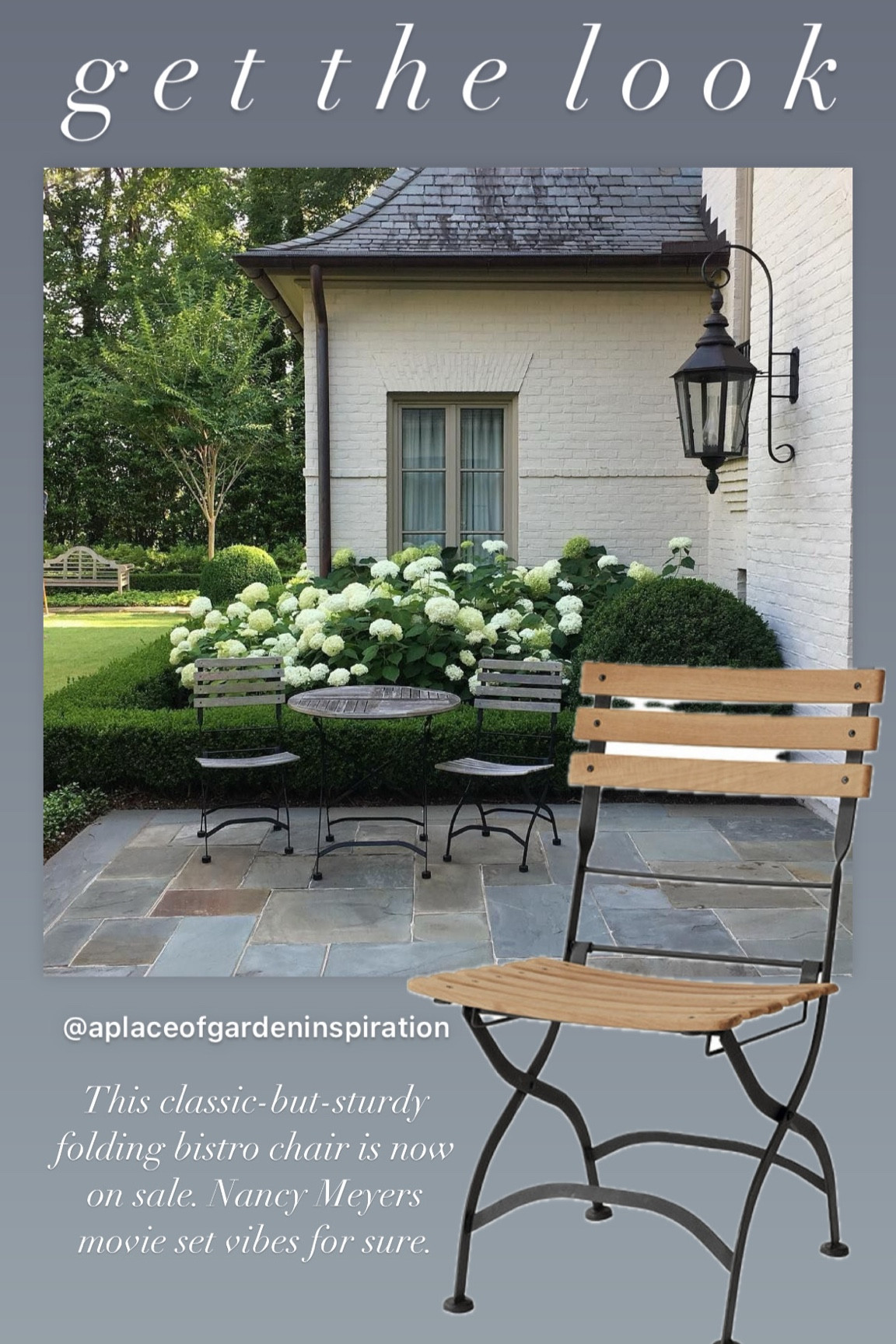 European and Nancy Meyers-inspired outdoor bistro chairs are not on sale! 

#LTKHome #LTKSaleAlert