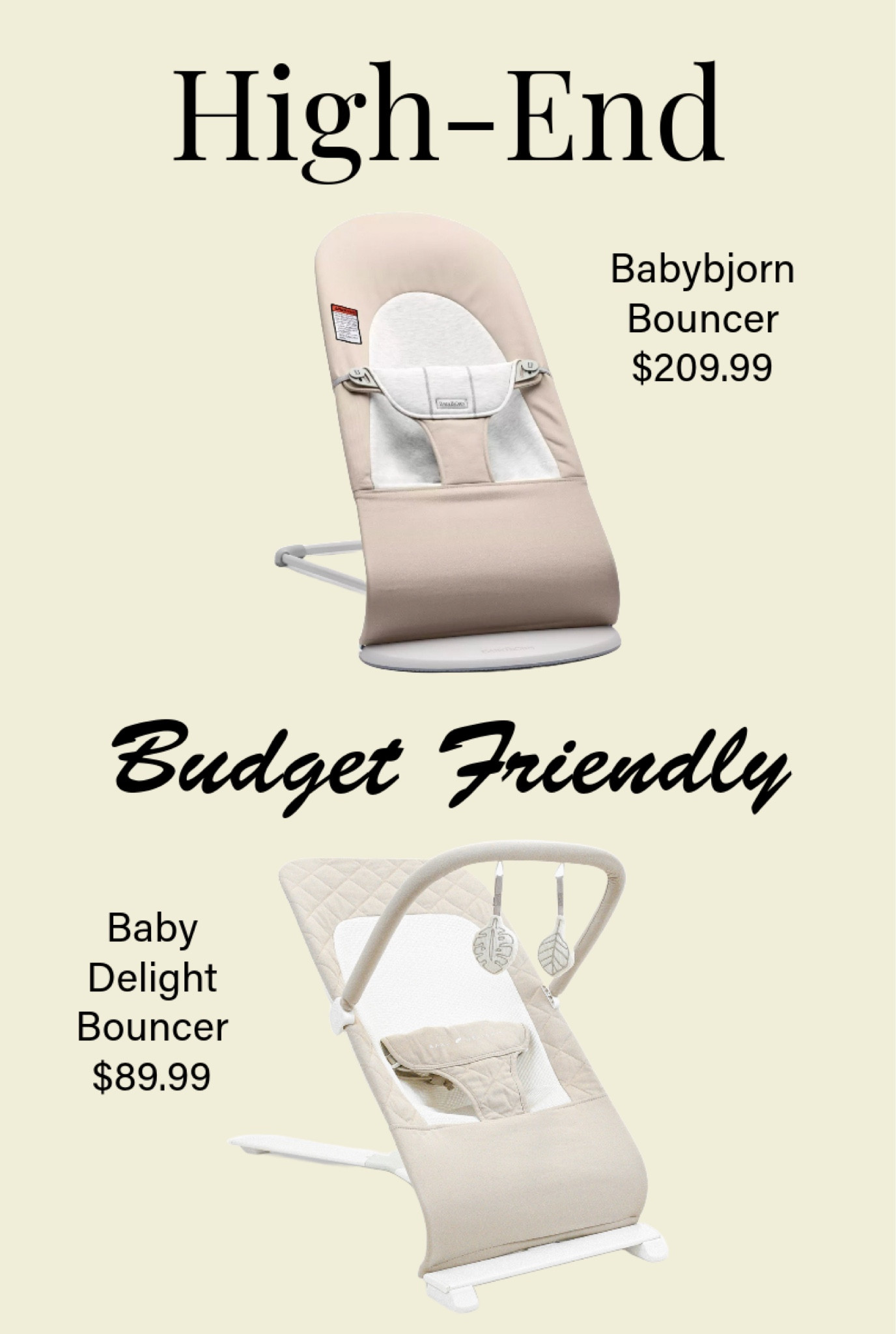 High end versus budget friendly options for baby

#LTKfamily #LTKbaby #LTKFind