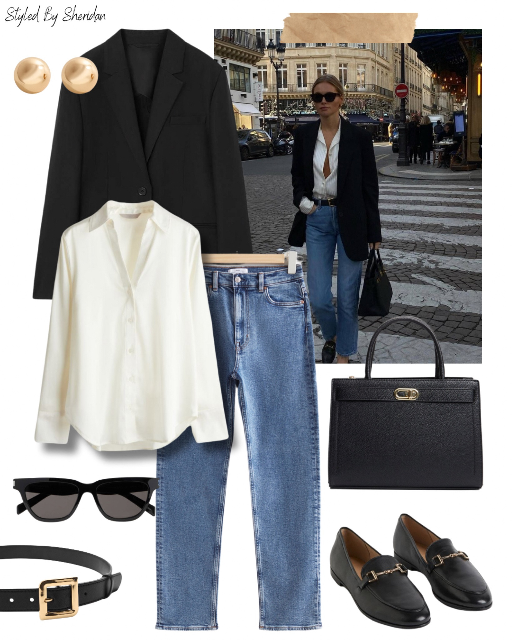 Get the look 📷 

Smart casual workwear, smart casual city look, jeans, black blazer, blouse, loafers 

#LTKfindsunder100 #LTKworkwear #LTKfindsunder50