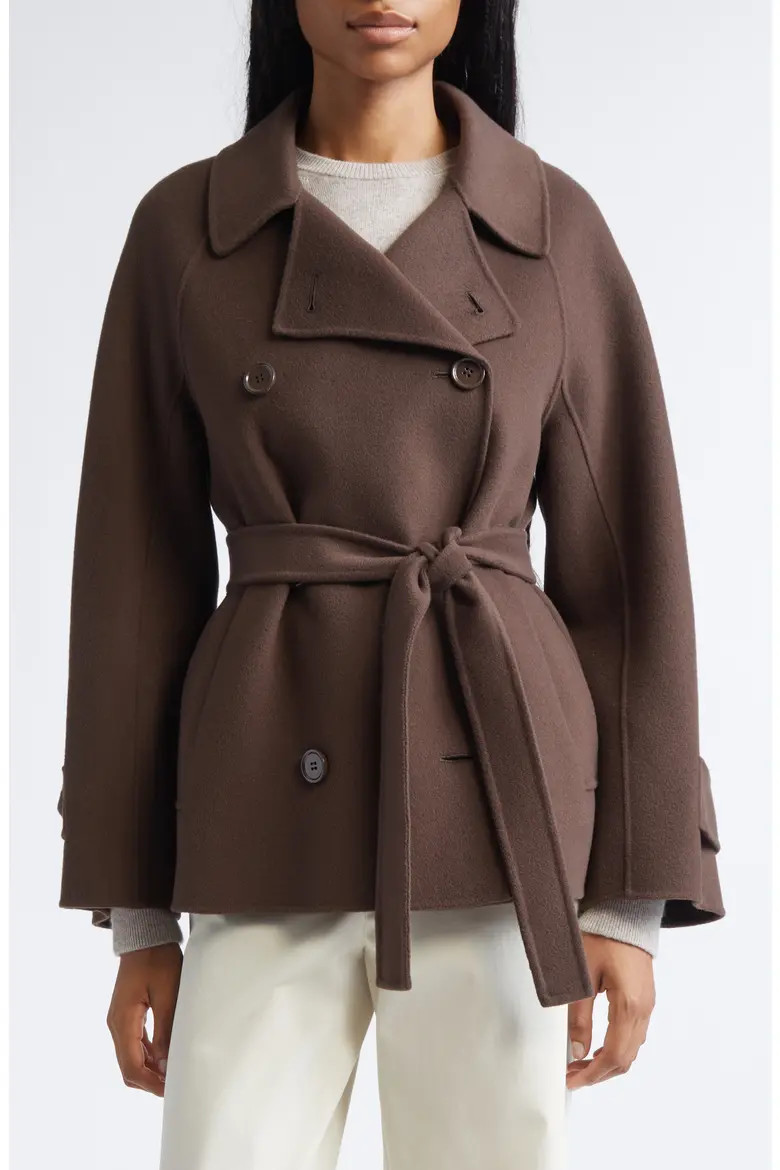 Louise Short Wool Double Face Coat (Women) | Nordstrom | Nordstrom