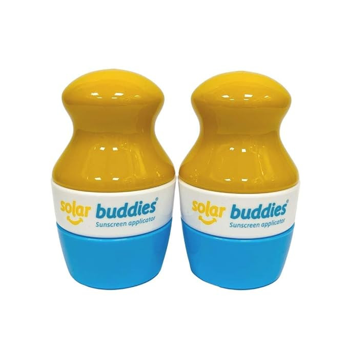 Duo Blue Pack Of Solar Buddies Refillable Roll On Sponge Applicator For Kids, Adults, Families, T... | Amazon (US)