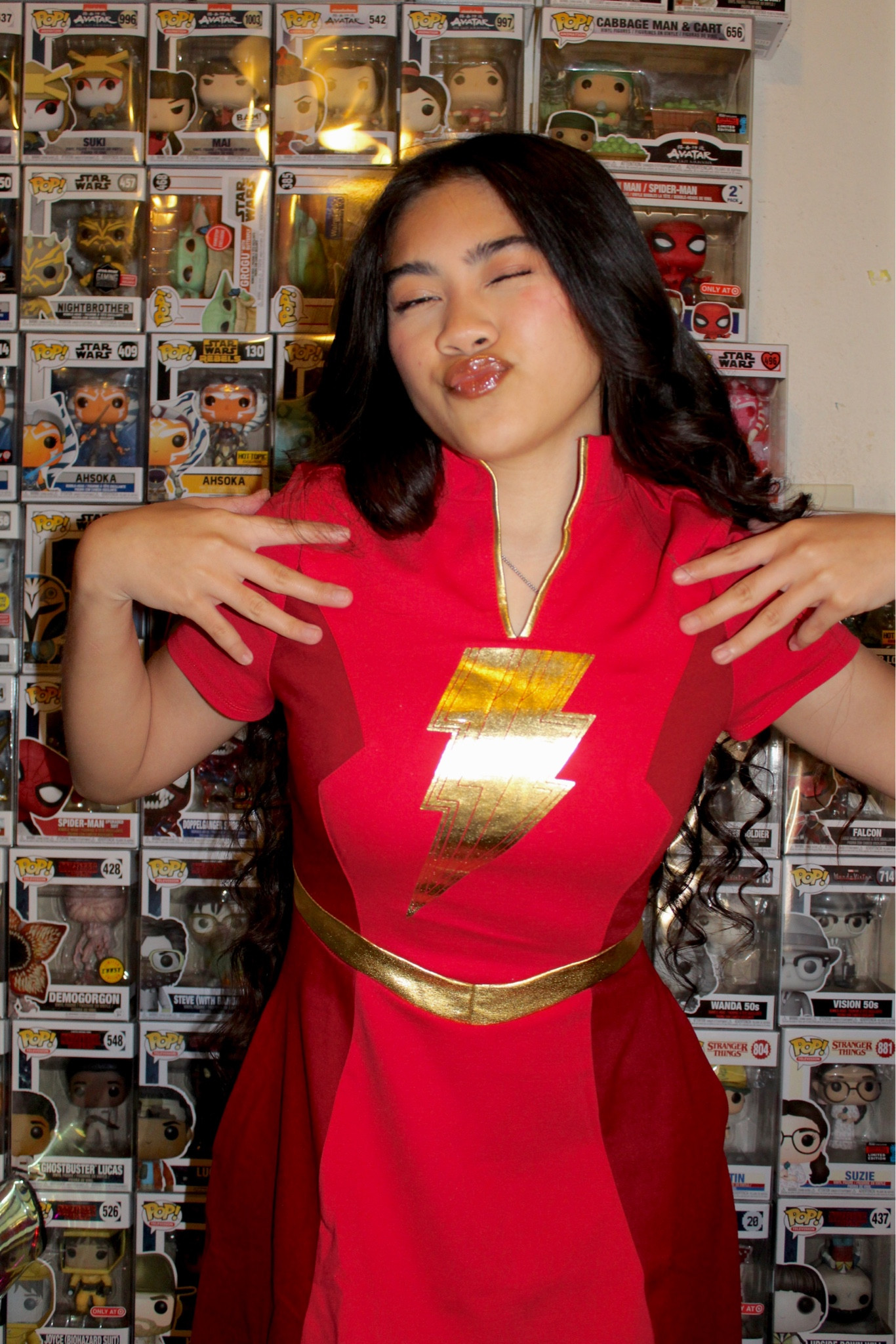 Shazam 2: Mary Bromfield/Marvel #ad Shazam 2, closer cosplay, Shazam, Mary marvel, dc comics, dc, hot topic, dress, nerdy, nerd, geek outfit, comic con#LTKSale 

#LTKunder100 #LTKFind