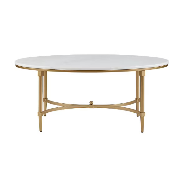 Bordeaux Coffee Table White/Gold | Target