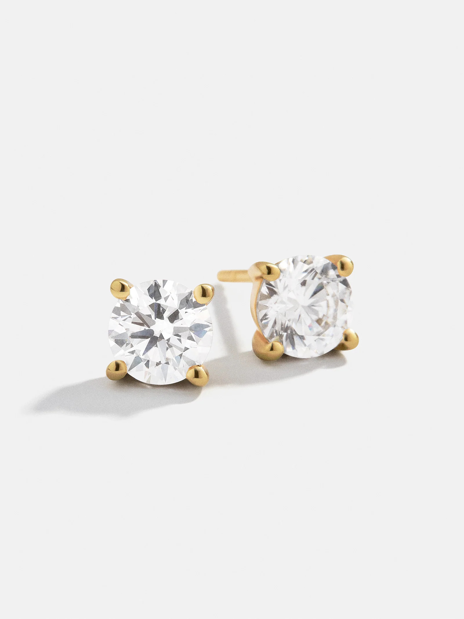 Debra 18K Gold Earrings - Gold/Pavé | BaubleBar (US)