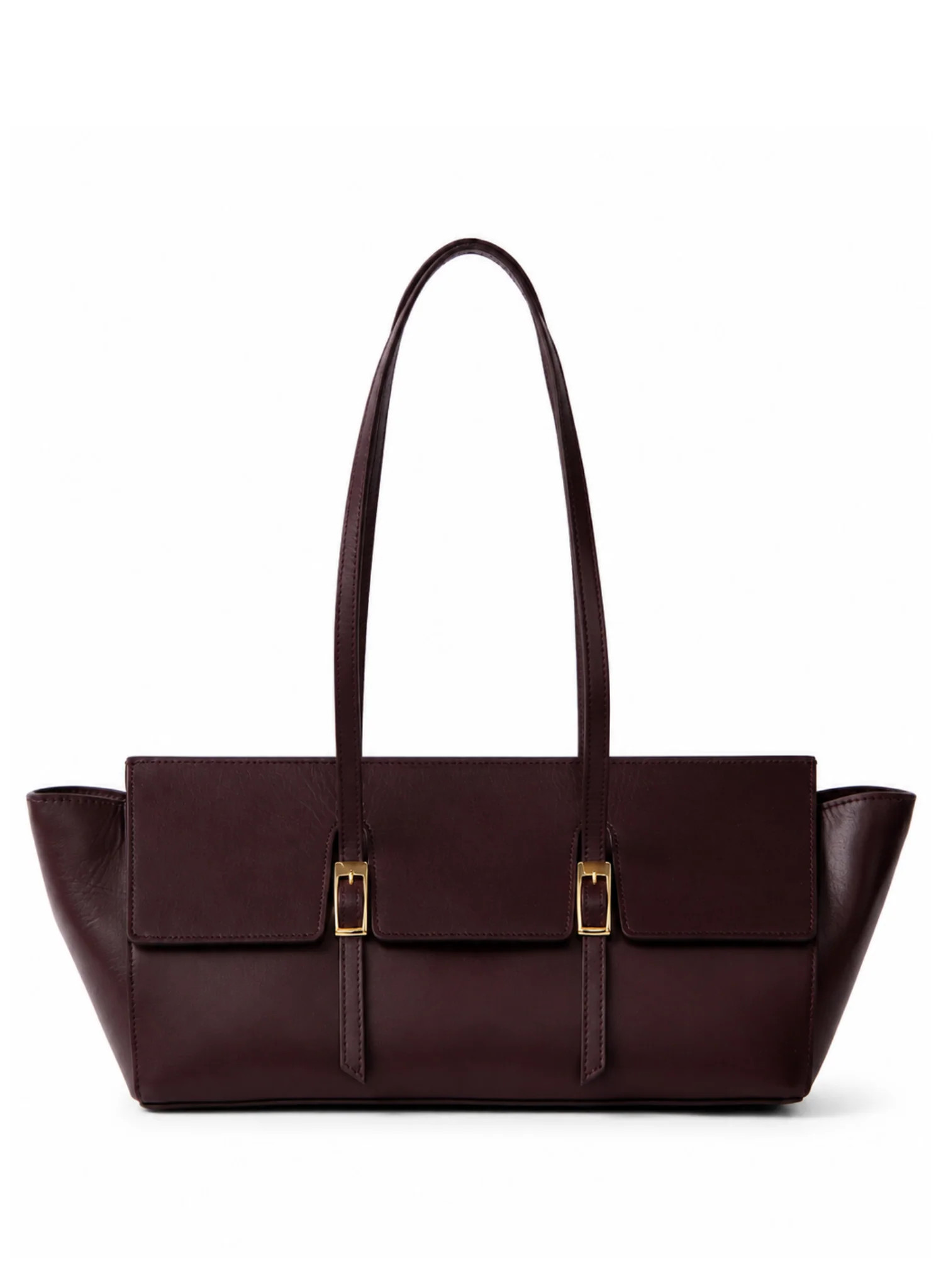 Le Bateau Large Leather Wine - French Bags for Women - Elleme | Elleme