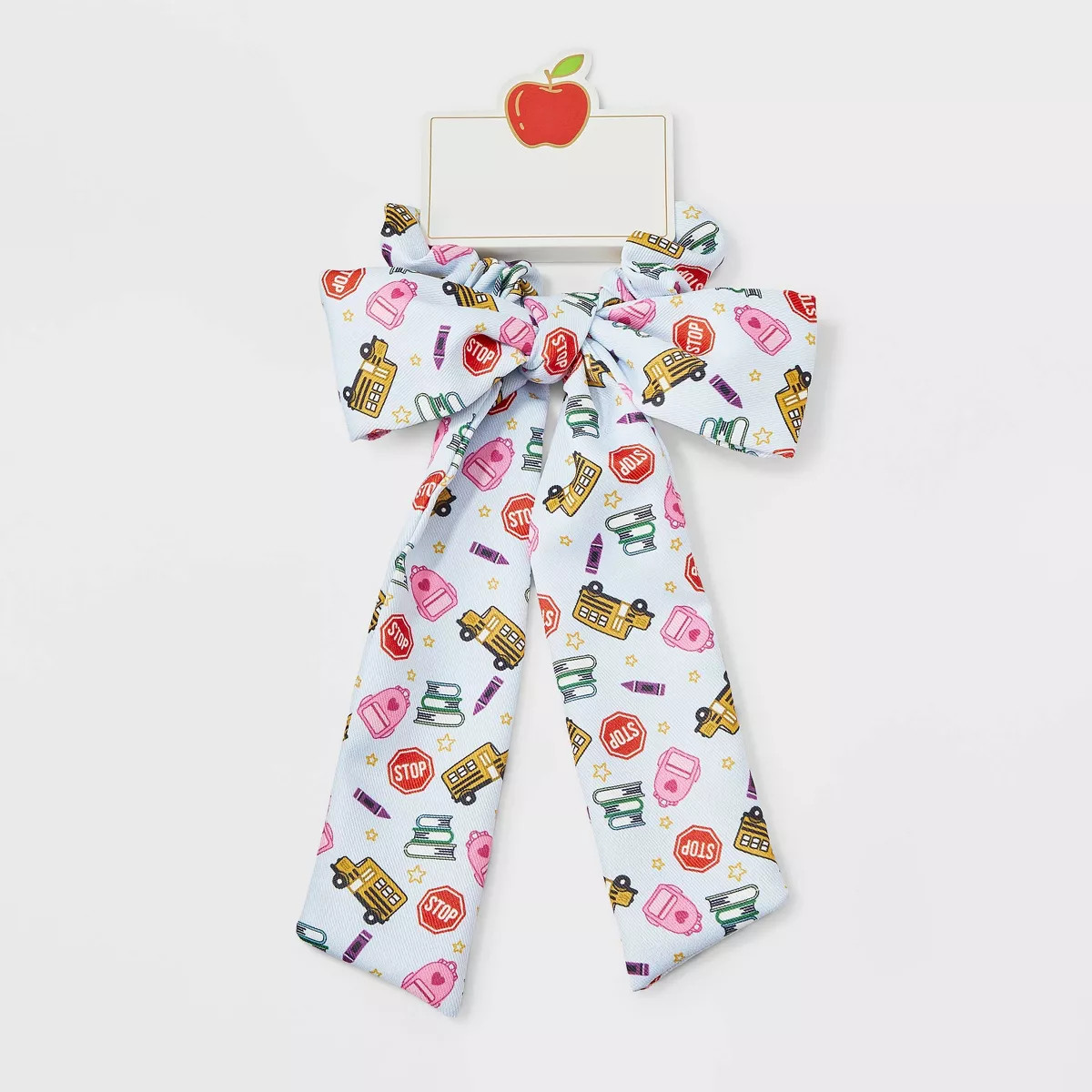 Teacher Bus Books Backpack Print Hair Twister with Tails - Multicolor | Target