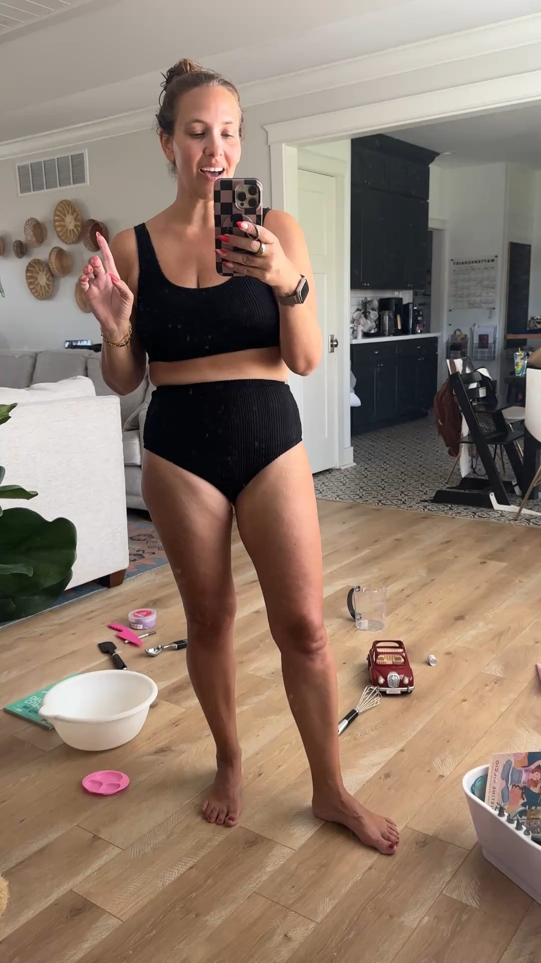 This suit is currently on sale, $13 each for the top and bottom! 

#LTKSwim #LTKOver40 #LTKSaleAlert