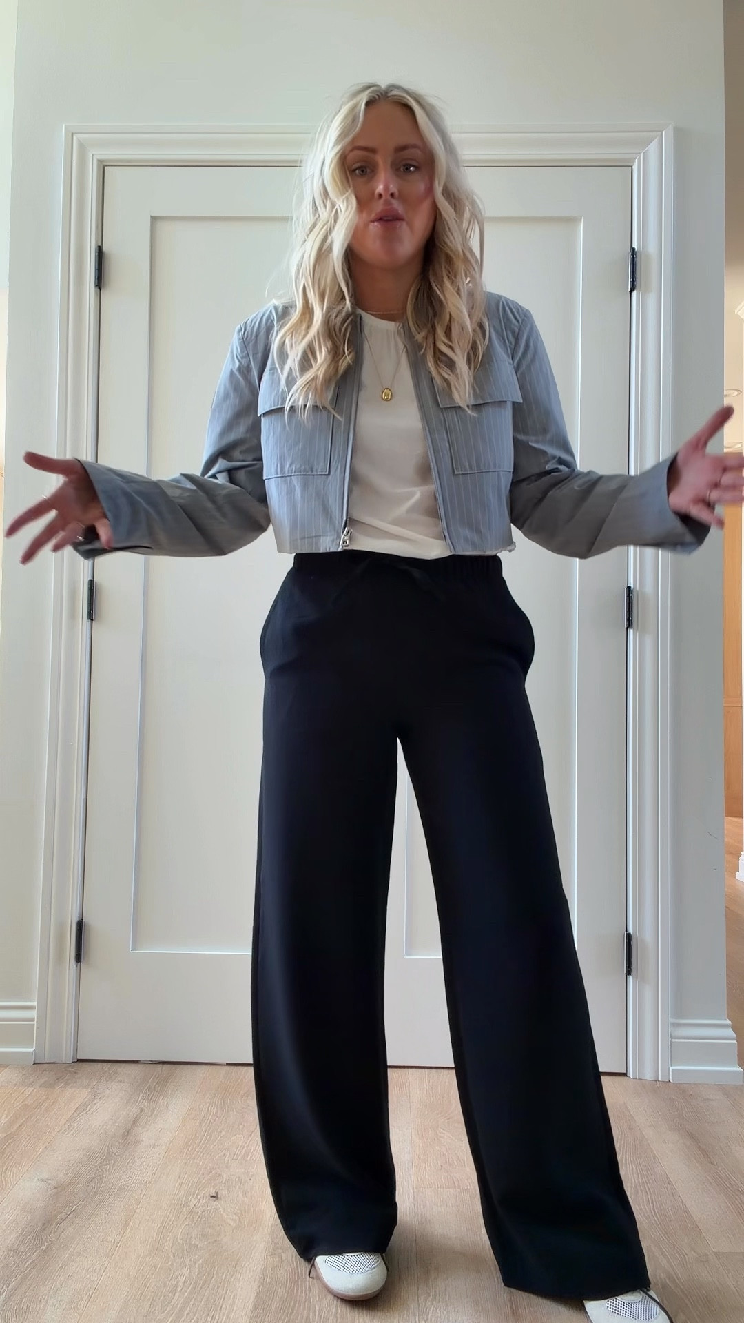 Airport fit ✈️

These @Aritzia  pants are 1000% worth the hype. I’m in the tall (I’m 5’6”) and they do run a little short—fits more like a regular length on me. They also come in linen 🙌🏼
@Alo Yoga jacket in a medium for layering ✔️ Target tank in a small 🤍.


Travel fit. Airport. Lodge pant. 



#LTKootd #LTKSeasonal #LTKTravel