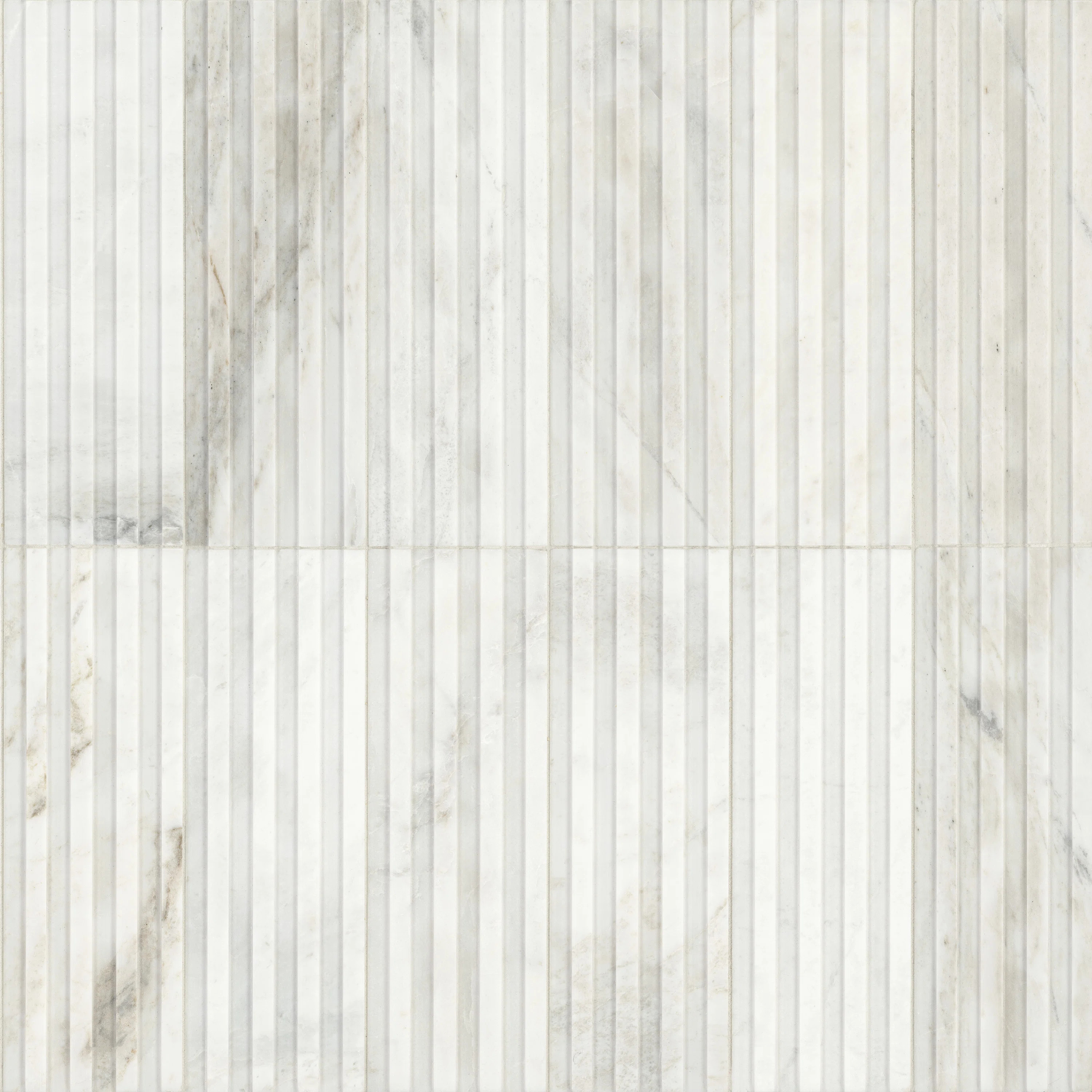 Castella de Blanc 4 in. x 12 in. Honed Marble Wall Tile | Wayfair North America