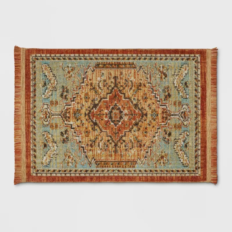 Floral Woven Accent Rug - Threshold™ | Target