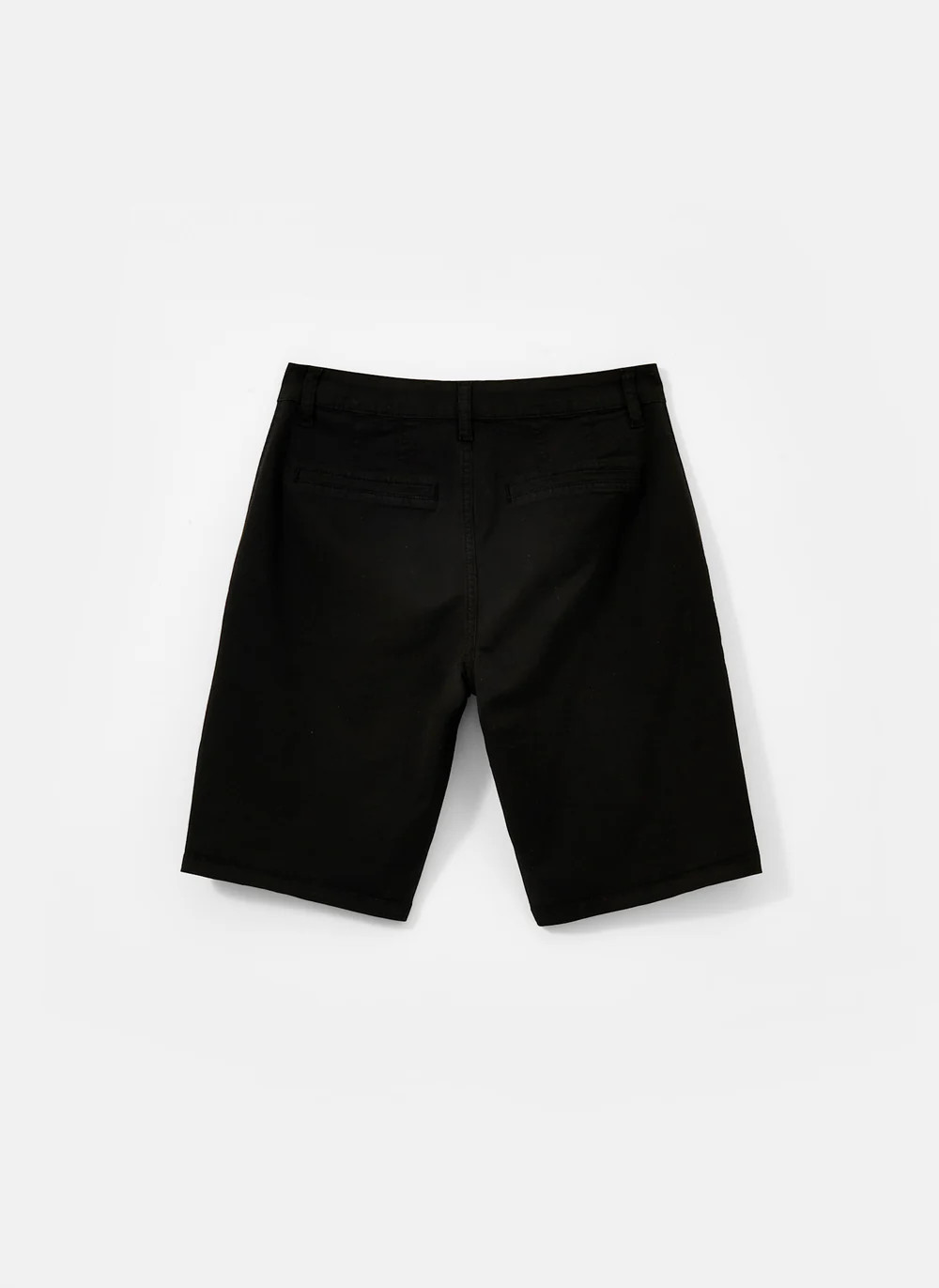 Black Tailored Chino Long Shorts | Mint Velvet