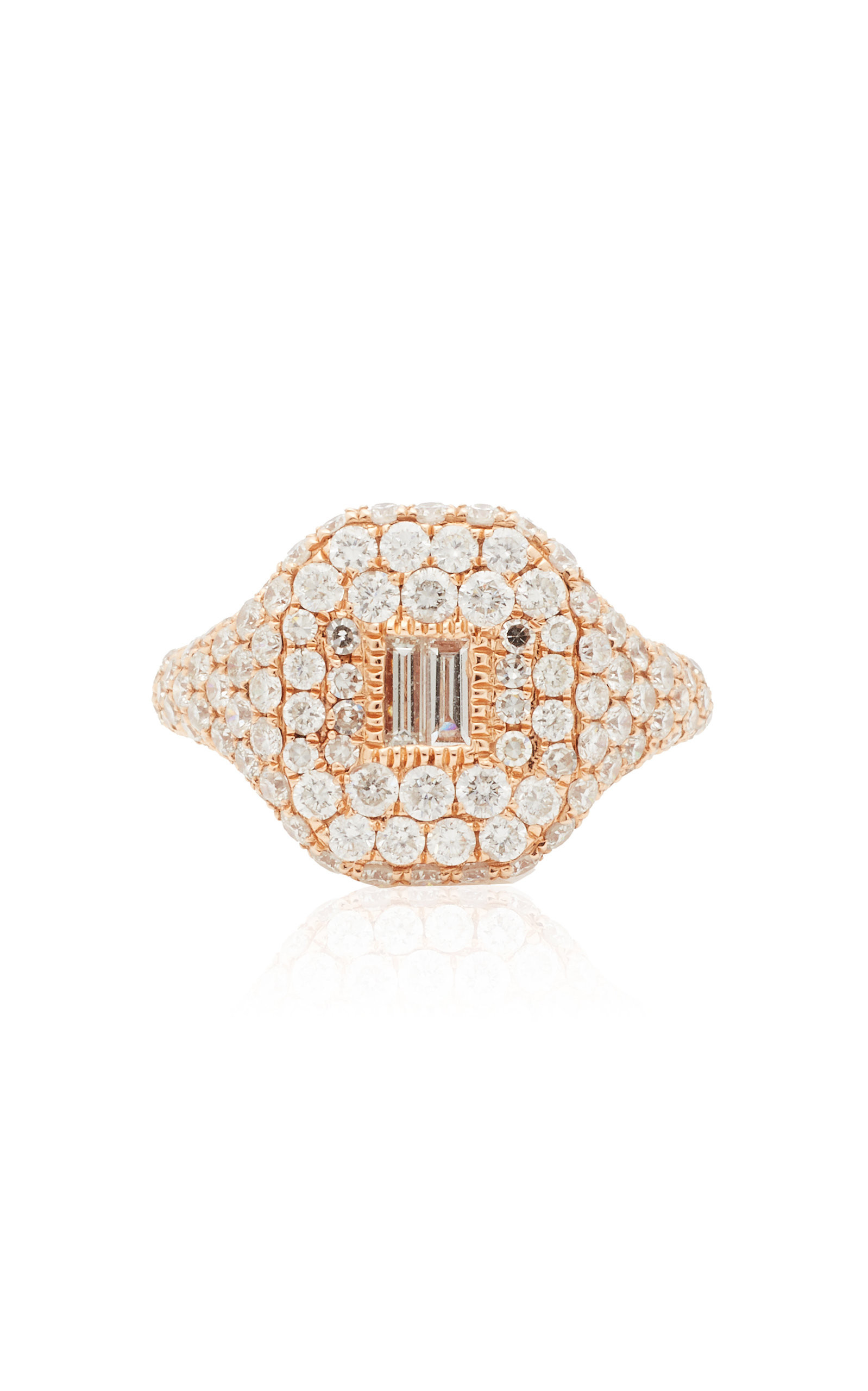 SHAY - Essential 18K Rose Gold Diamond Pinky Ring - Rose Gold - US 4 - Moda Operandi - Gifts For Her | Moda Operandi (Global)