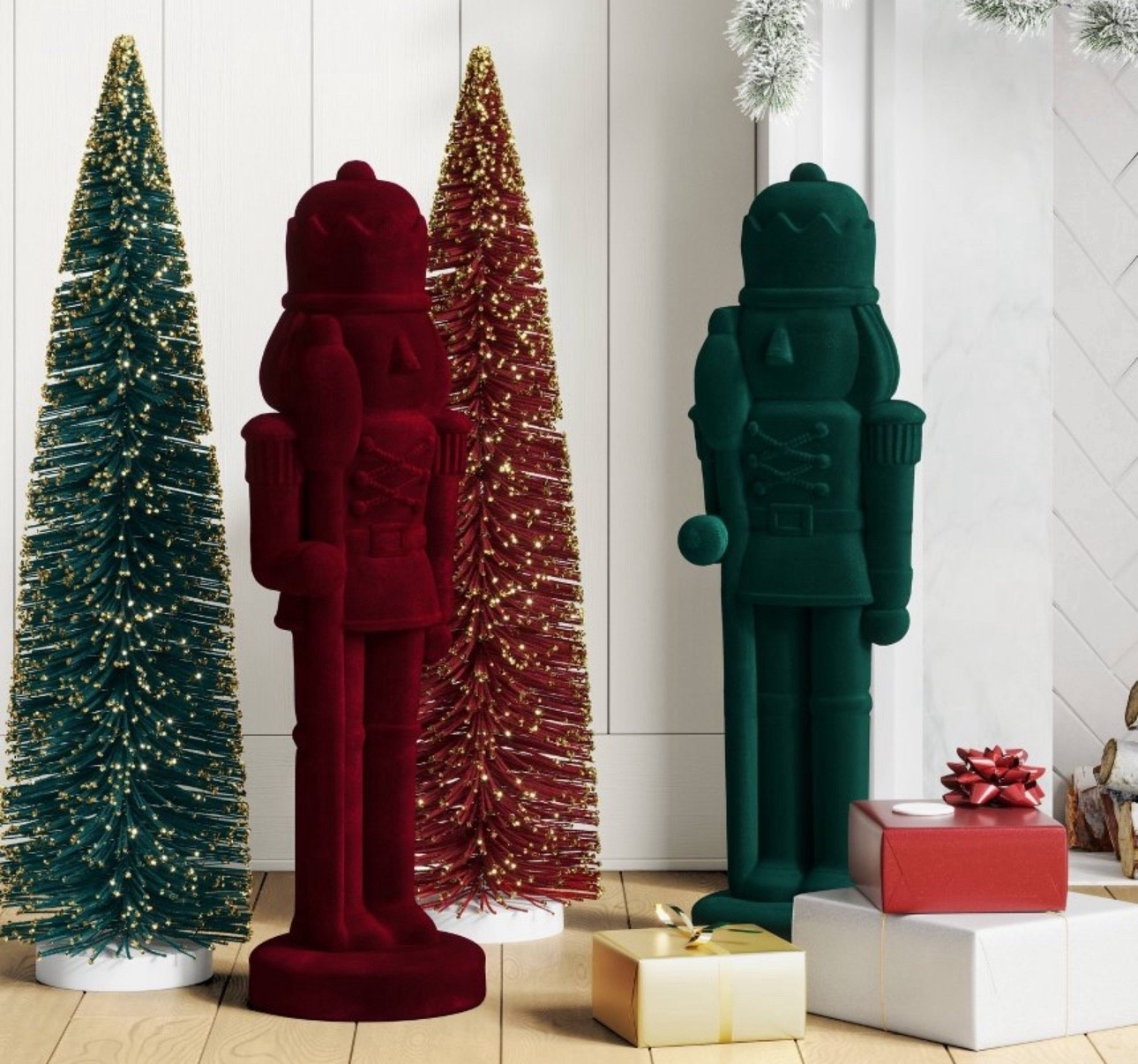 Found these nutcrackers while shopping and fell in LOVE! They’re over 2 ft tall and they’re for sure going to sell out 😍😍 #targetpartner #targetfind #targethome #christmasdecor #nutcracker #christmasseason 

#LTKSeasonal #LTKHome