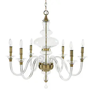 Mila 6-Light Blown Glass Chandelier | Ballard Designs, Inc.