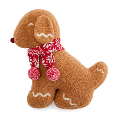 new!North Pole Trading Co. Gingerbread Dog Throw Pillow | JCPenney
