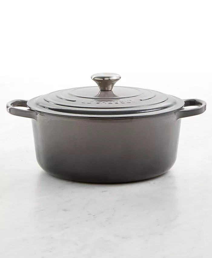 Signature Enameled Cast Iron 7.25 Qt. Round French Oven | Macys (US)