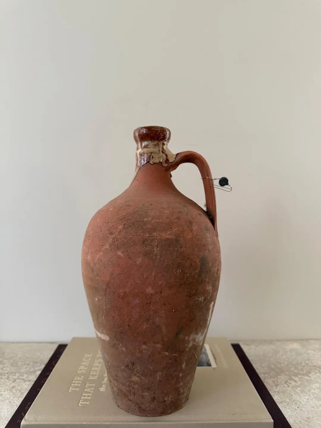 Vintage Turkish Water Jug Vessel | Handcrafted Clay Vase | Vintage Single-Handle Pottery | Rustic... | Etsy (Global)