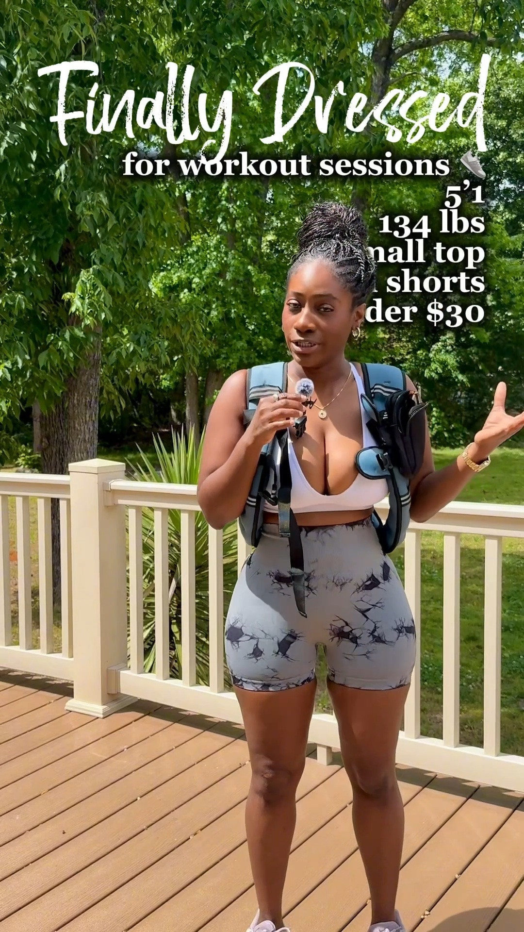 Full video on IG!
These bralettes are extra comfy and I love the snug fit, still holds my triple D cups. Nice firm fitting shorts and of course the weight vest helps keep me in great shape

#LTKfitnessgoals #LTKstorytime #LTKActive