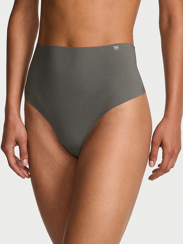Buy No-Show High-Waist Thong Panty, Expedition Green - Order Panties online - Victoria's Secret U... | Victoria's Secret (US / CA )