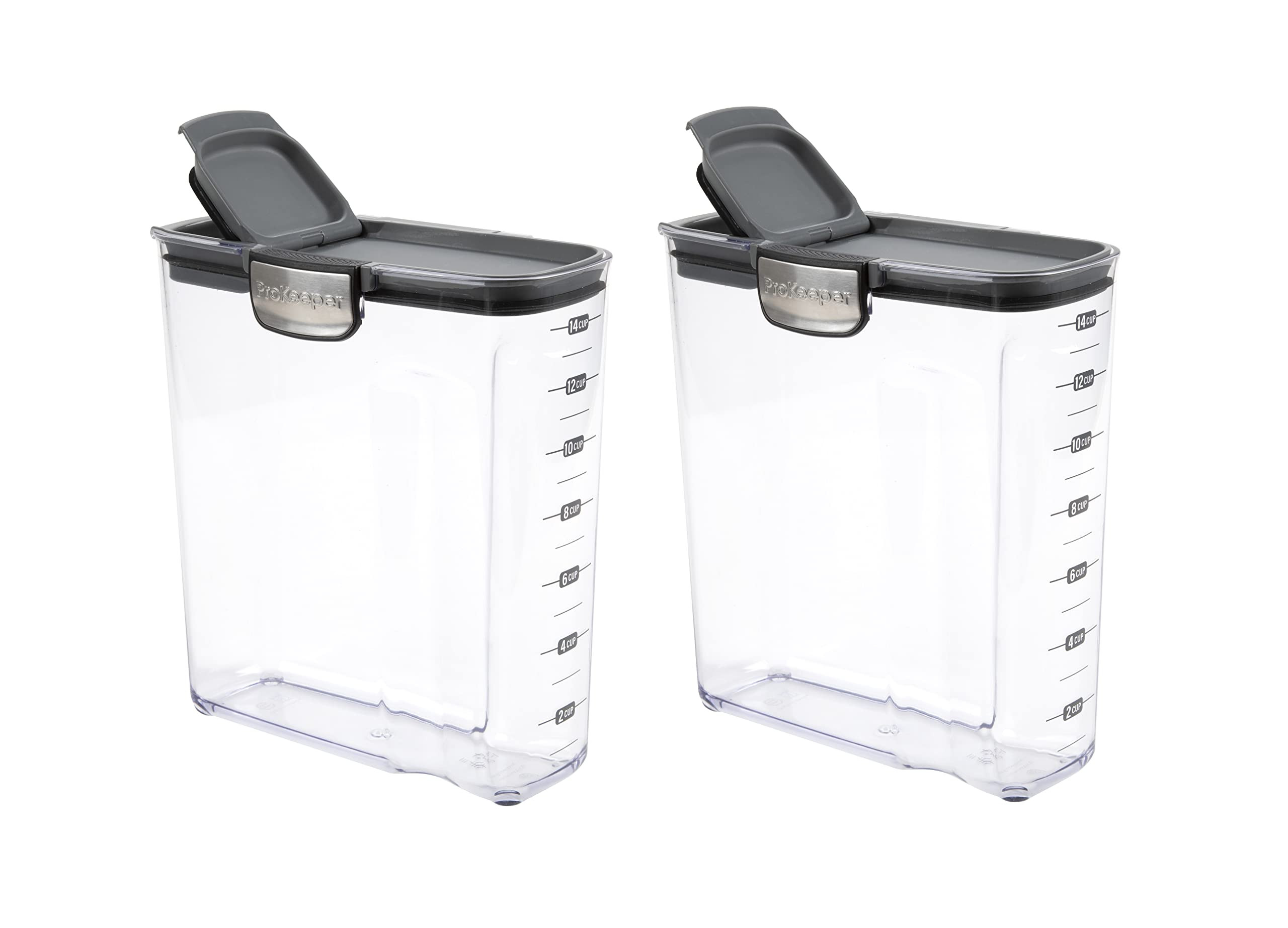 Progressive International ProKeeper+ Clear Plastic Airtight Food Baker's Kitchen Storage Organiza... | Amazon (US)