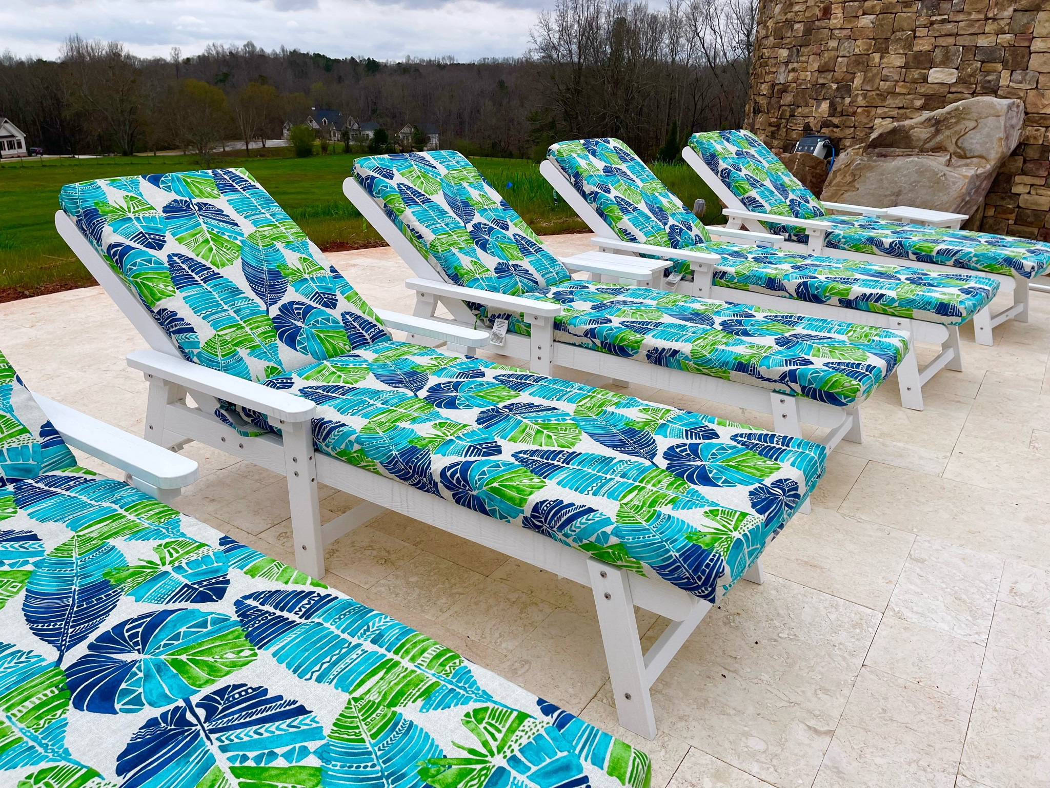 Loving our affordable outdoor rolling chaise loungers! These will last many years, and I LOVE the new weatherproof cushions for the loungers. They have TONS of different colors and patterns! I am so impressed with these!! #poolparty #backyard #familyfriendly #outdoorlife #homedecor #greatoutdoors #outdoors #springbreak #amazonfinds #founditonamazon #amazonhome
#outdoordecor
#poolparty #patiodecor

#LTKfamily #LTKsalealert #LTKhome