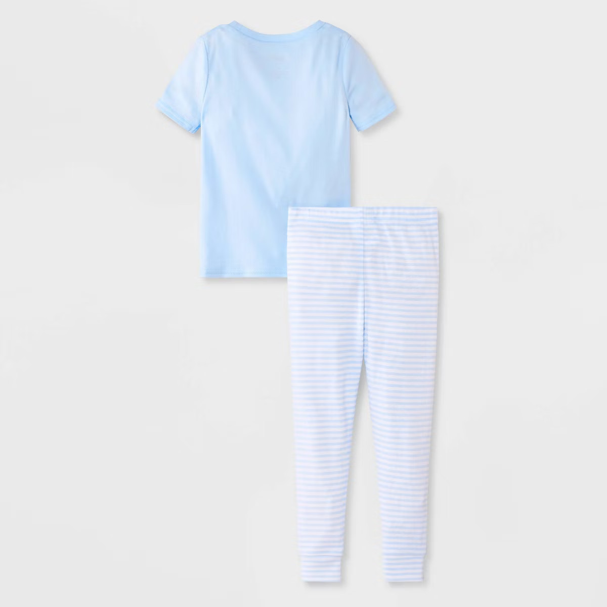 Toddler Girls' 4pc Hot Wheels Cotton Pajama Set - Blue/Tan | Target