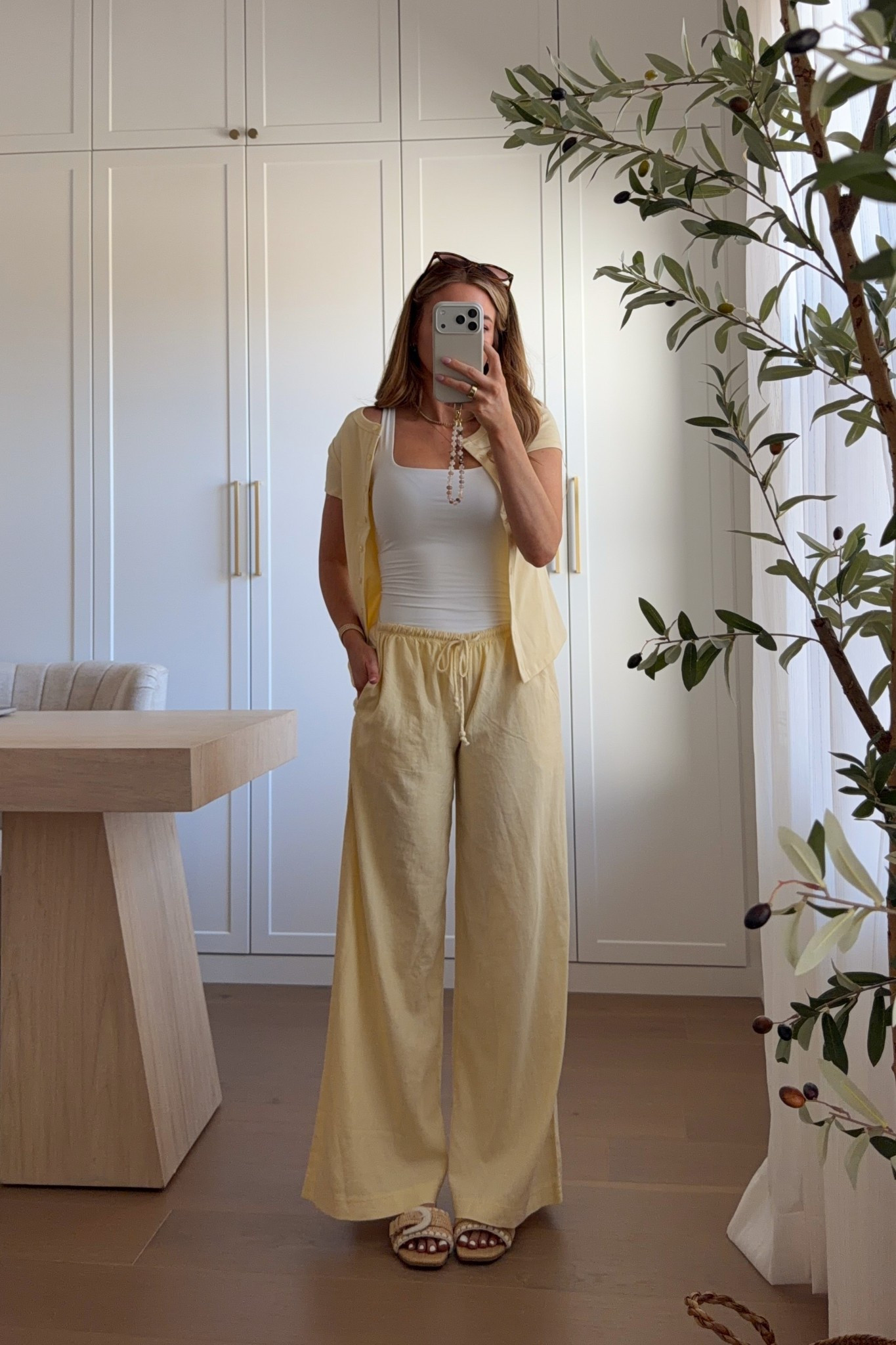 tank: xs // cardigan: xs // pants: xs regular 