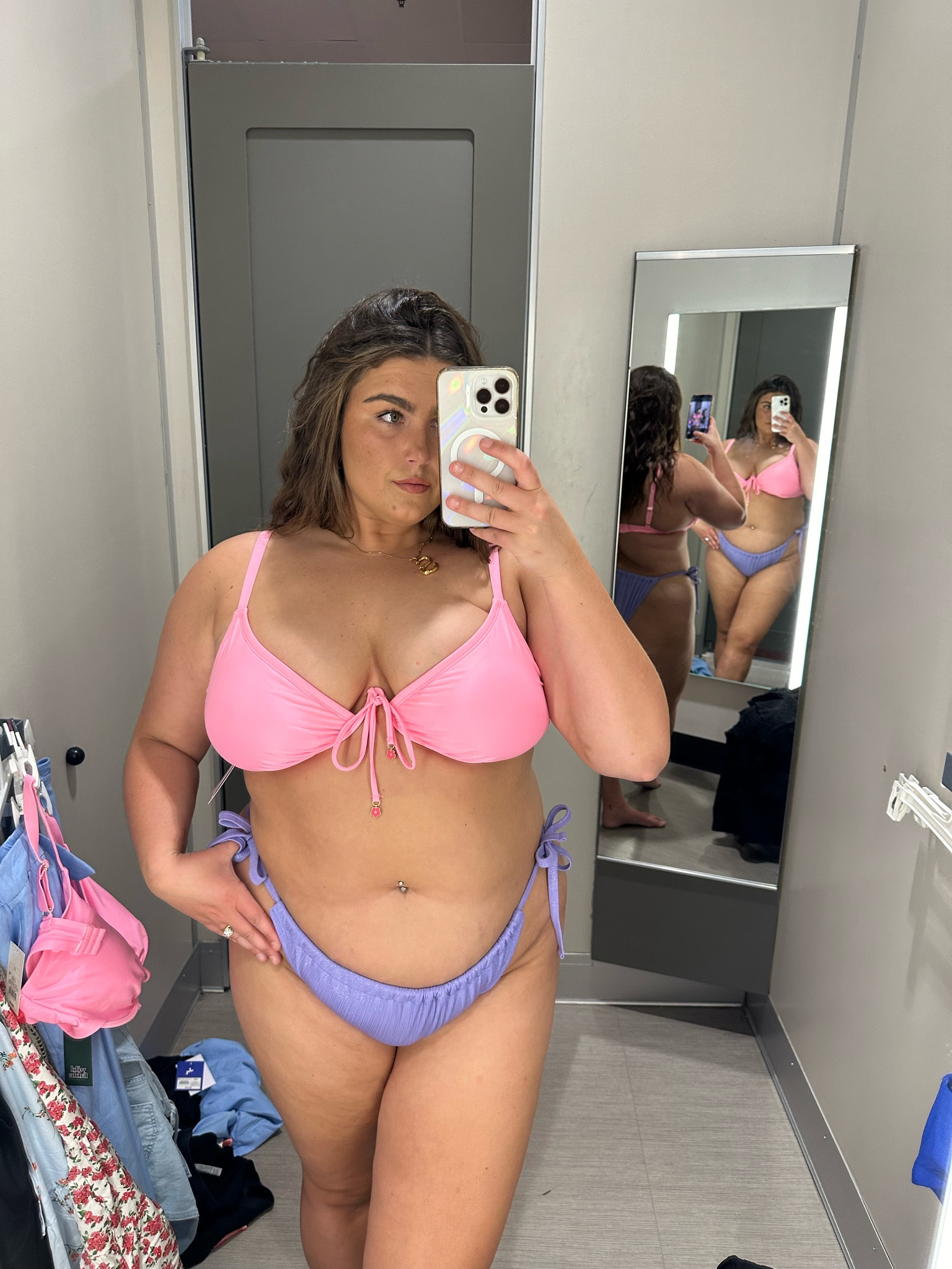 18 underwire top & 2X bottoms .. Target plus size swi 

#LTKSwim #LTKStyleTip #LTKPlusSize