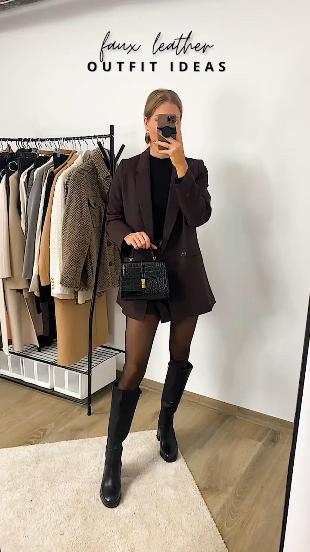 A few outfit ideas wearing faux leather items. I’m catching up a little with my new arrivals from last week. Especially the boots and pointy pumps I can really recommend. I also linked some faux leather suggestions and I’ll link each outfit one by one next. Read the size guide/size reviews to pick the right size.

Leave a 🖤 if you want to see more faux leather outfit ideas like this 

#fauxleather #trousers #legging #skirt #skort #boots #casuallook #casual #casualoutfit 

#LTKeurope #LTKSeasonal #LTKstyletip