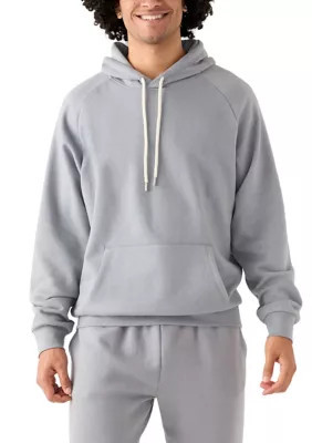 ZELOS Men's Fleece Hoodie, Gray, Medium | Belk