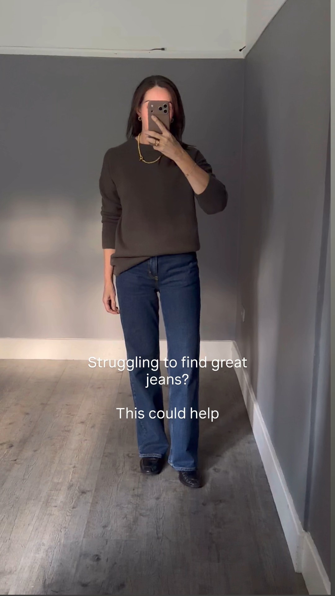 These jeans tick all the boxes. High waist but not too high. Slim on the hips without being tight. The shape balances you out and creates an elongated leg. They work great with flats and boots. ⭐️⭐️⭐️⭐️⭐️
I wear a 28. The jumper is cashmere of dreams. I’m in a small. 

#LTKwinter #LTKstyletip #LTKuk