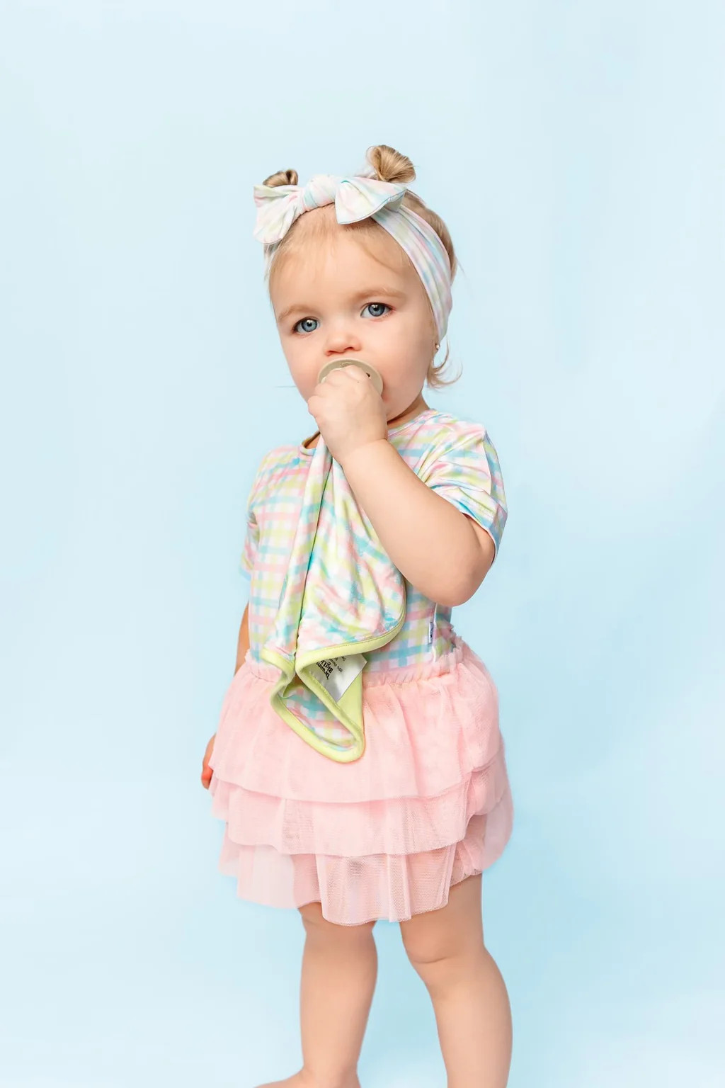 SPRING GINGHAM DREAM TUTU BODYSUIT DRESS | DREAM BIG LITTLE CO