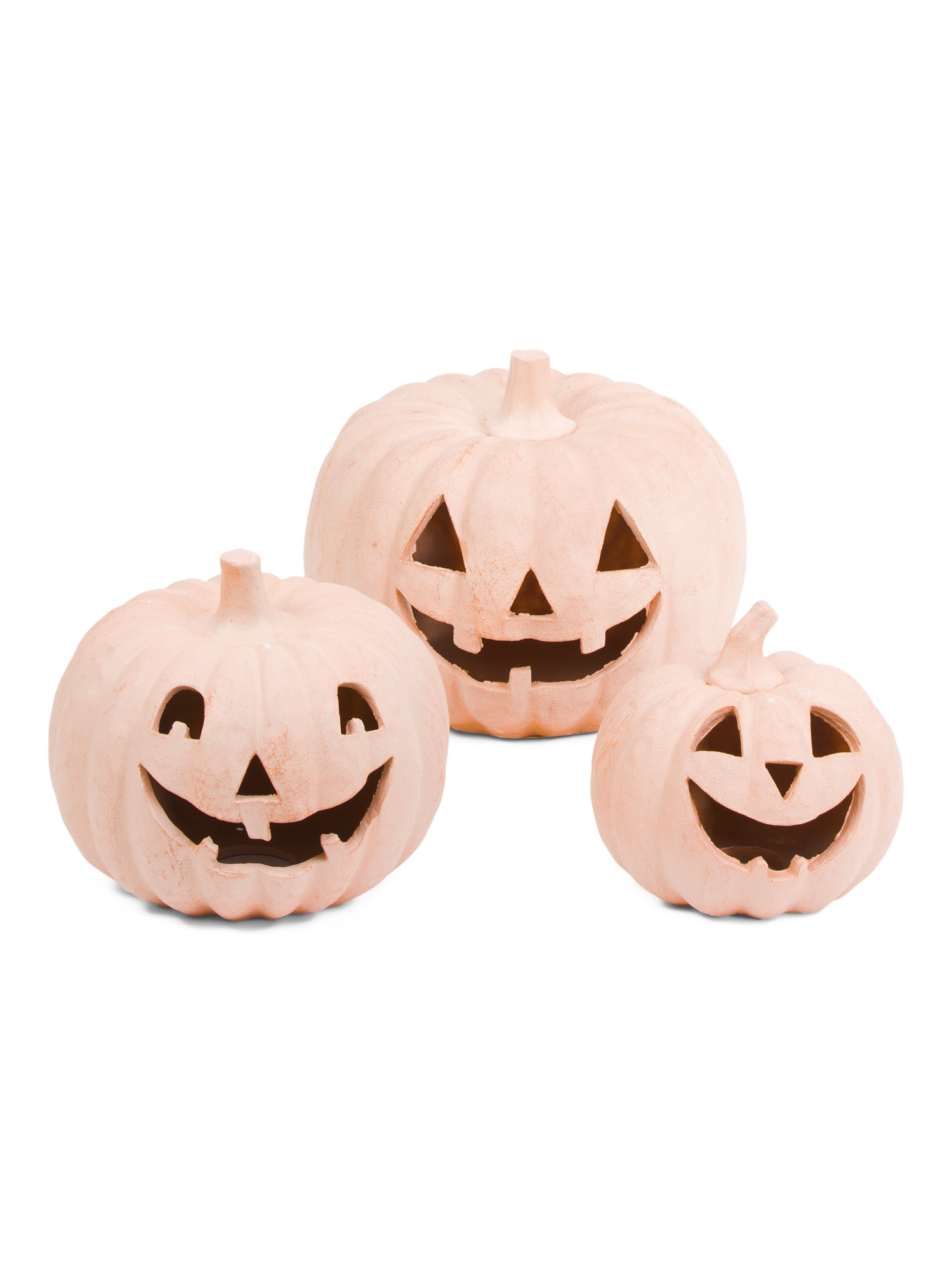 Outdoor Safe 3 Stacking Jack O Lanterns Decor | TJ Maxx