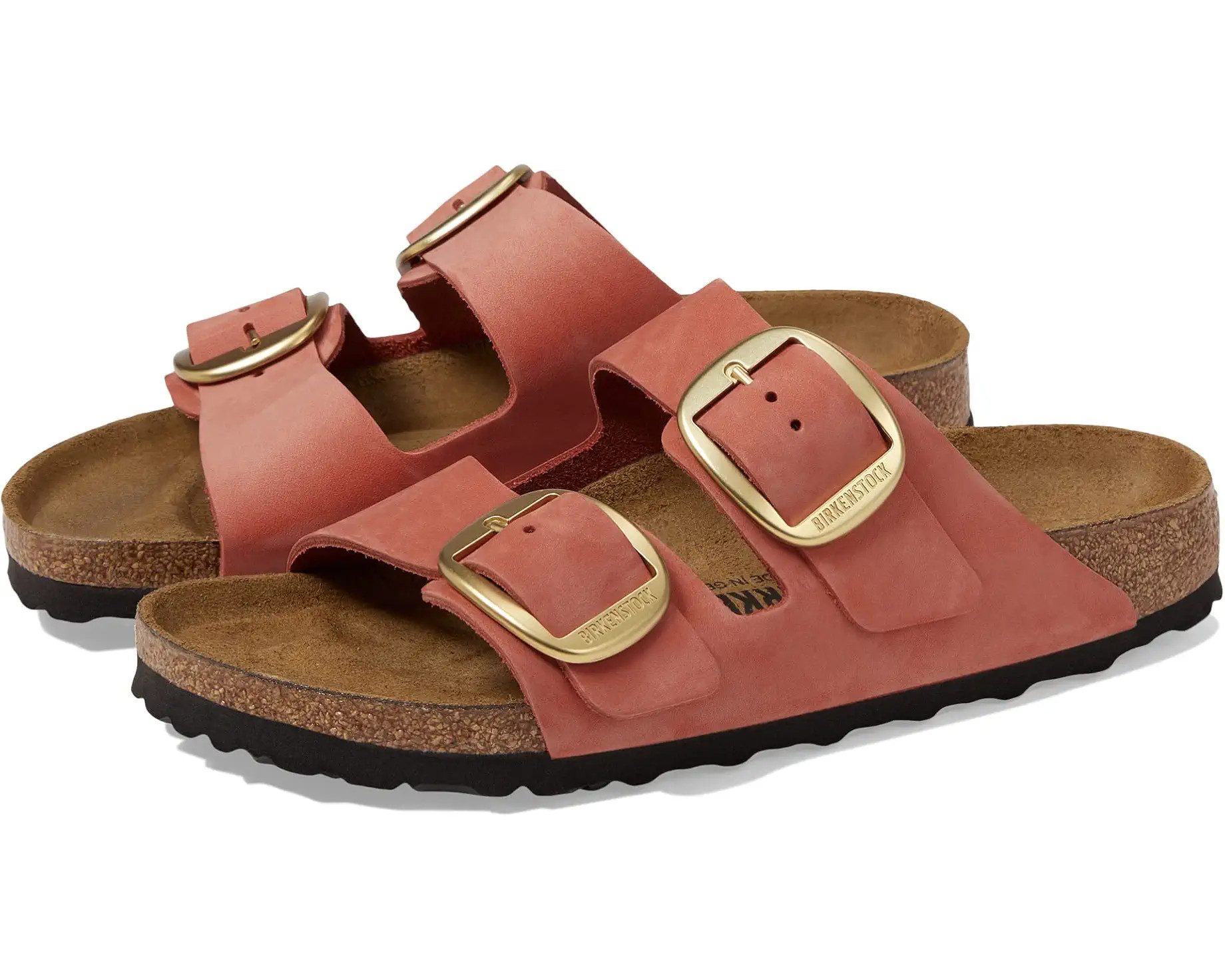 Birkenstock Arizona Big Buckle - Nubuck Leather | Zappos