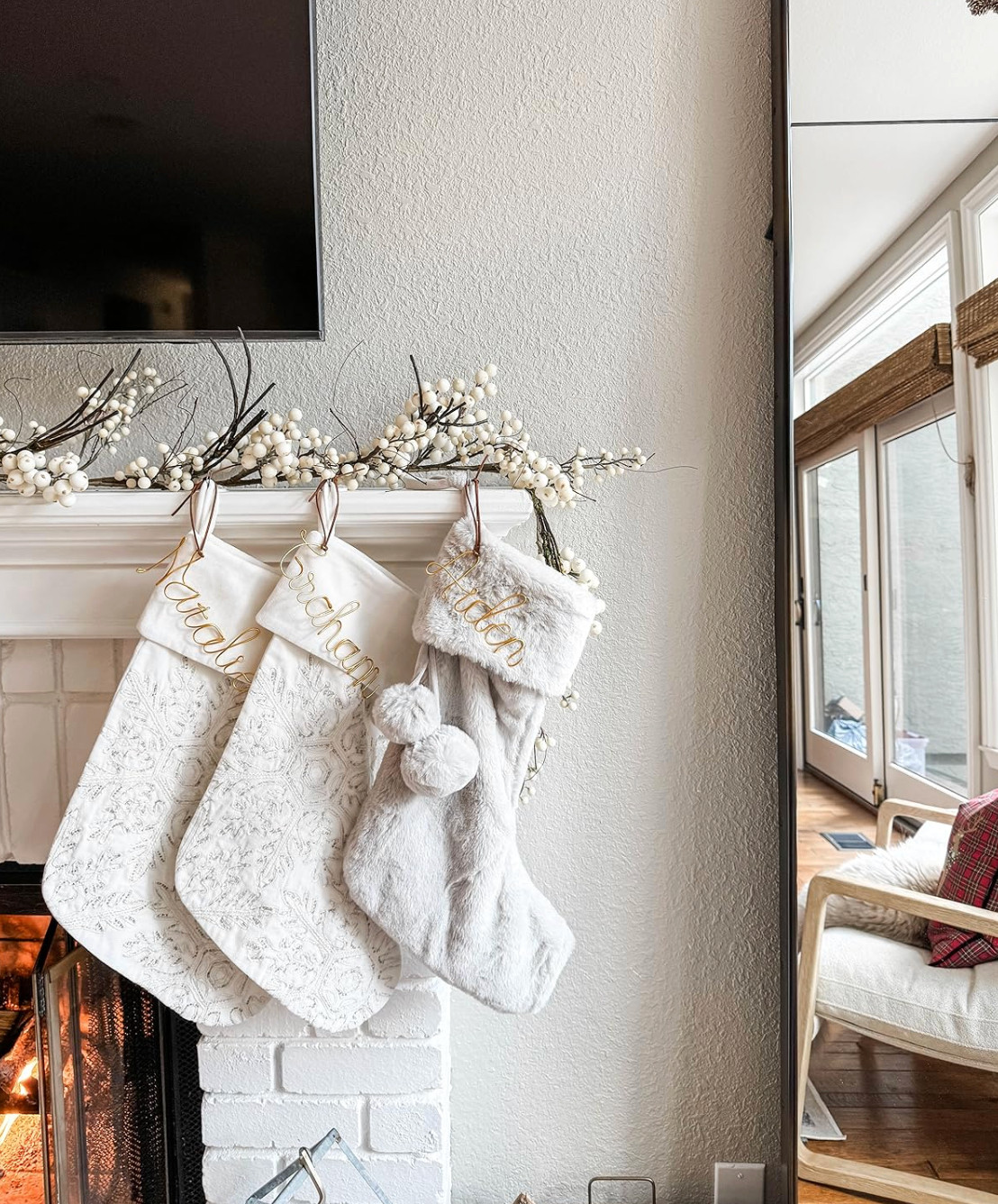 These custom nametags are one of my favorites to bring back out each season...and they are still available for about $5! Cute for stockings or even a gift topper or hostess gift. Would be cute on a wine bottle gift as well! 

 #LTKGiftGuide #LTKHoliday #LTKSeasonal