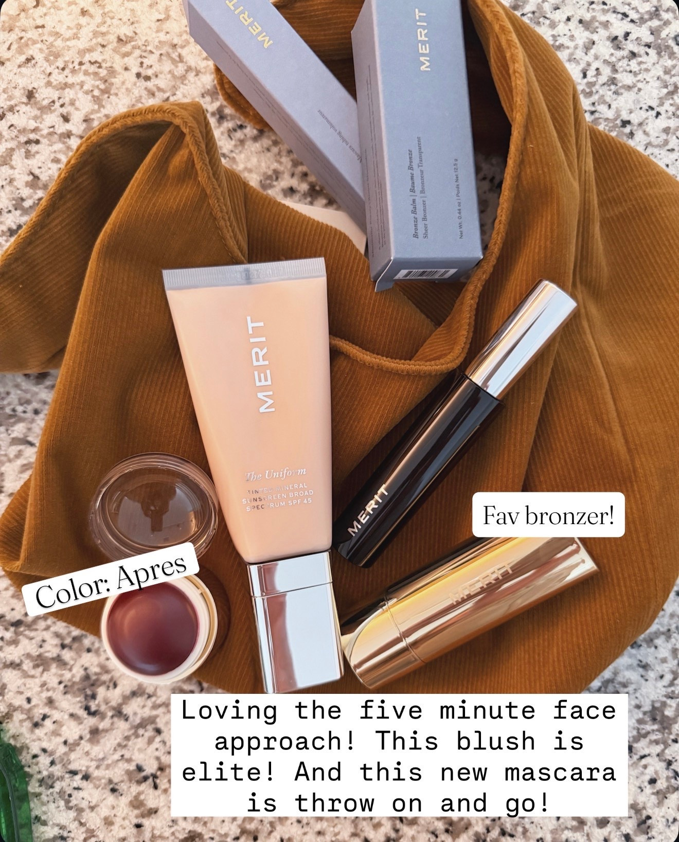Loving this @Merit blush! And this bronzer is amazing too! I swear by cream products for my mature skin! This new mascara also opens my eyes right up!