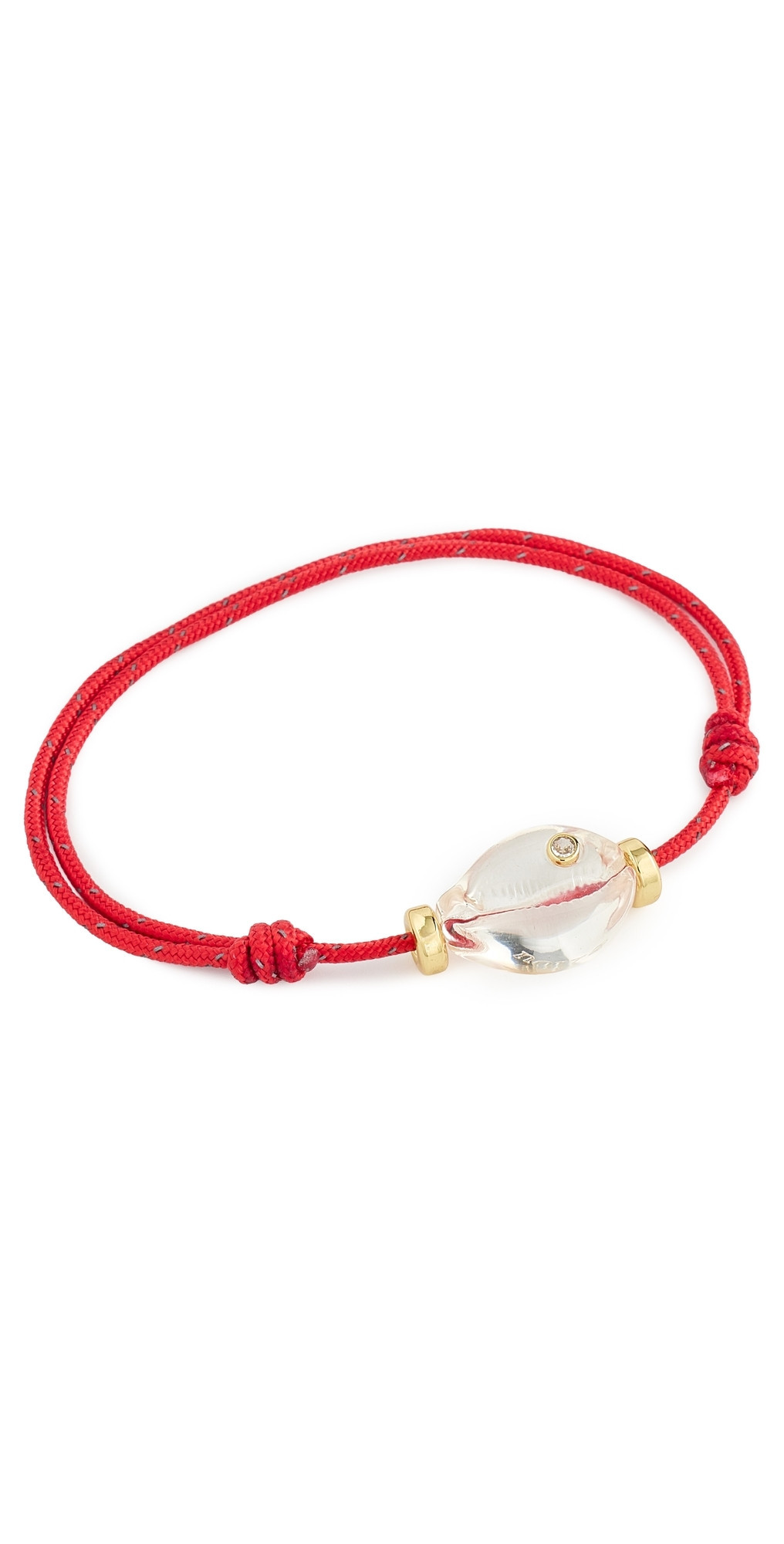 éliou Varadero Paracord Anklet Red One Size | Shopbop