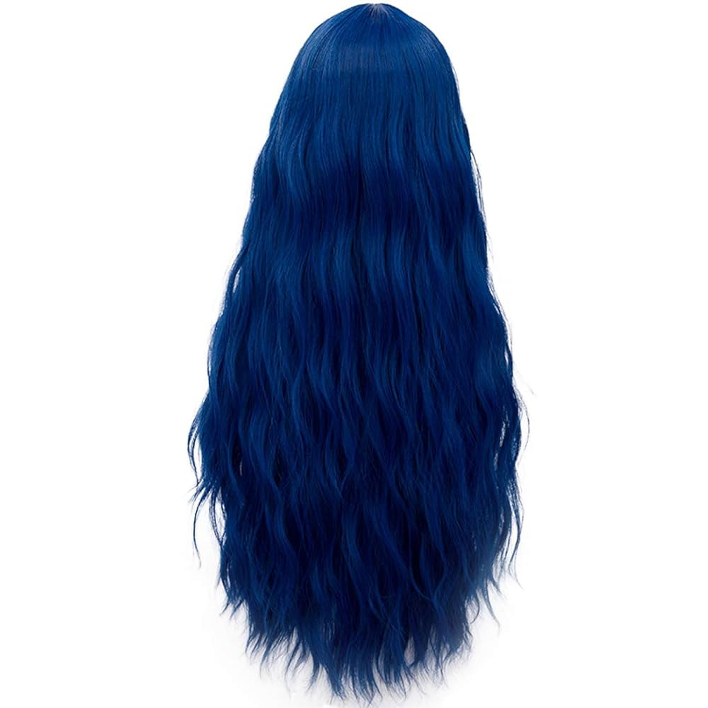 Probeauty Blue Wig Long Royal Blue Bride Wigs for Women Synthetic Wigs Long Curly Wave Cosplay Wi... | Amazon (US)